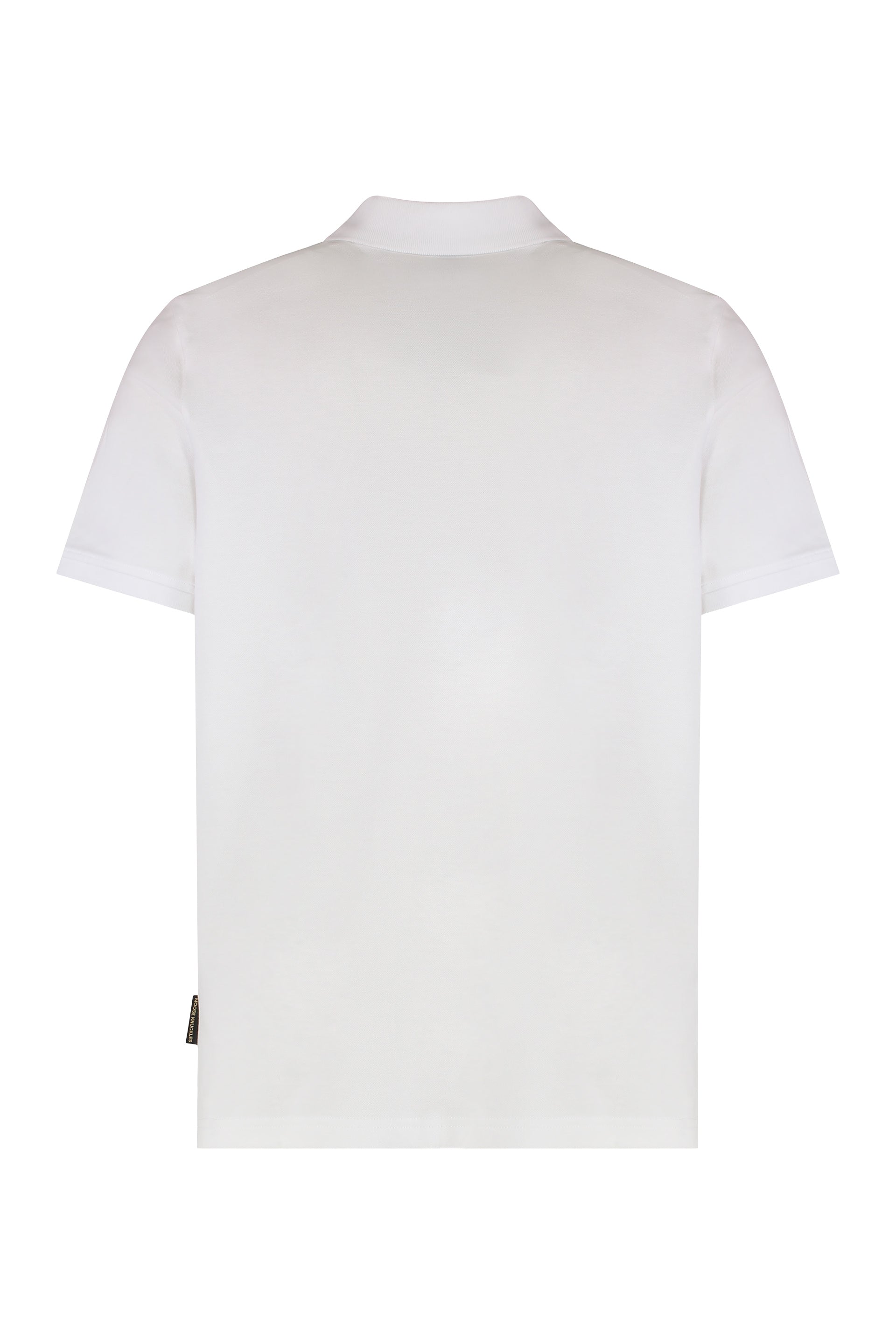 Short sleeve cotton polo shirt