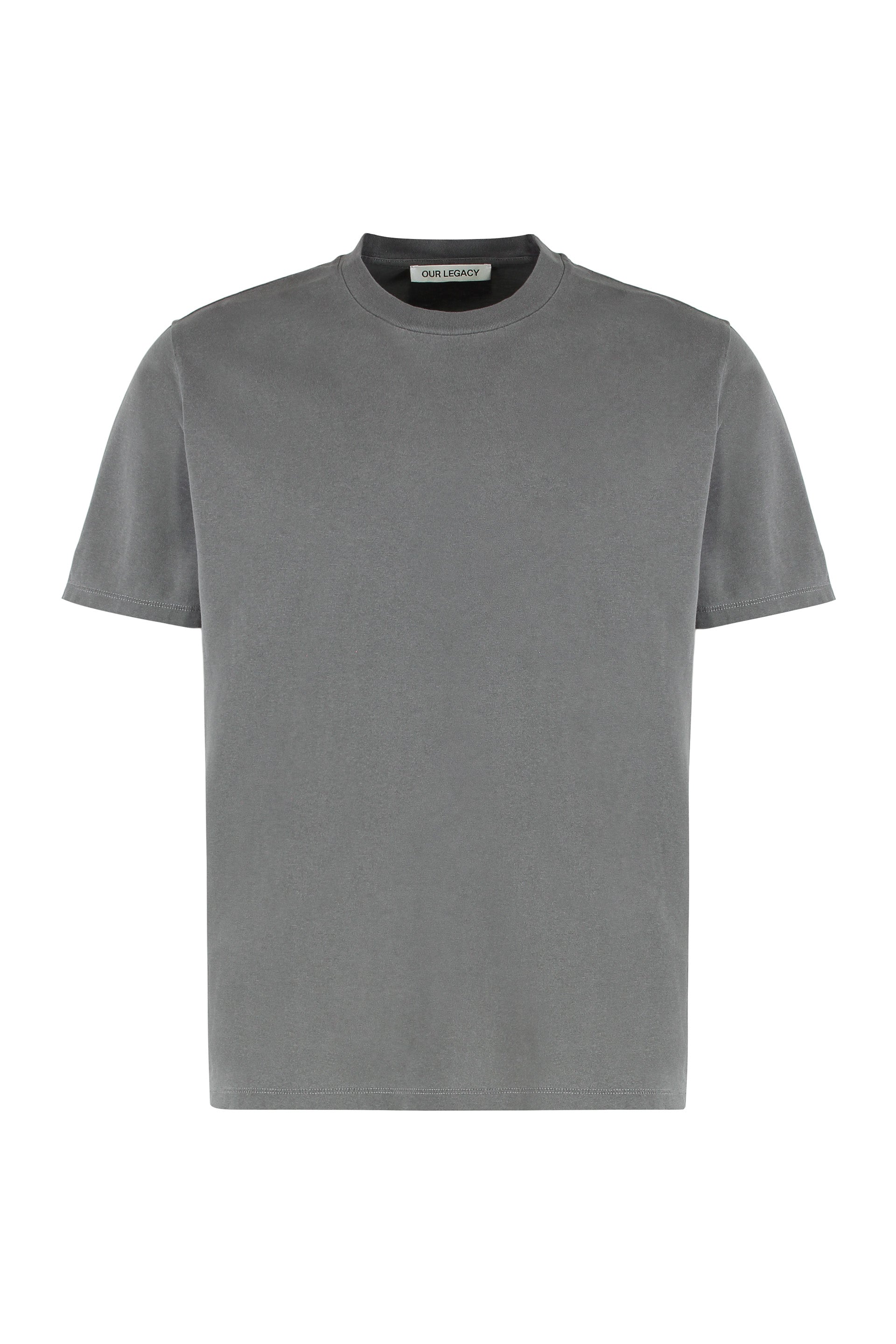 Boxy crew neck T-shirt in jersey