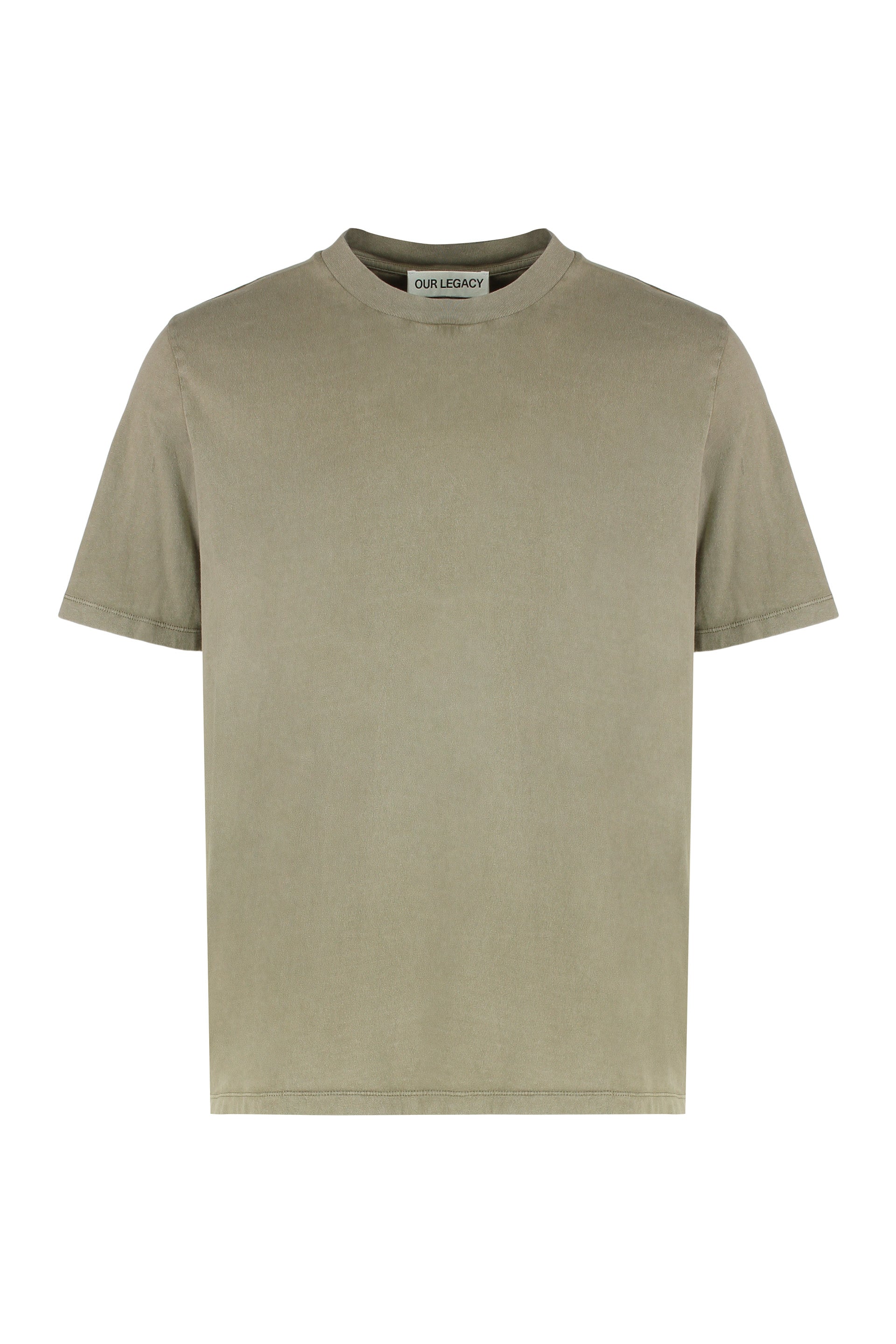 Boxy crew neck T-shirt in jersey