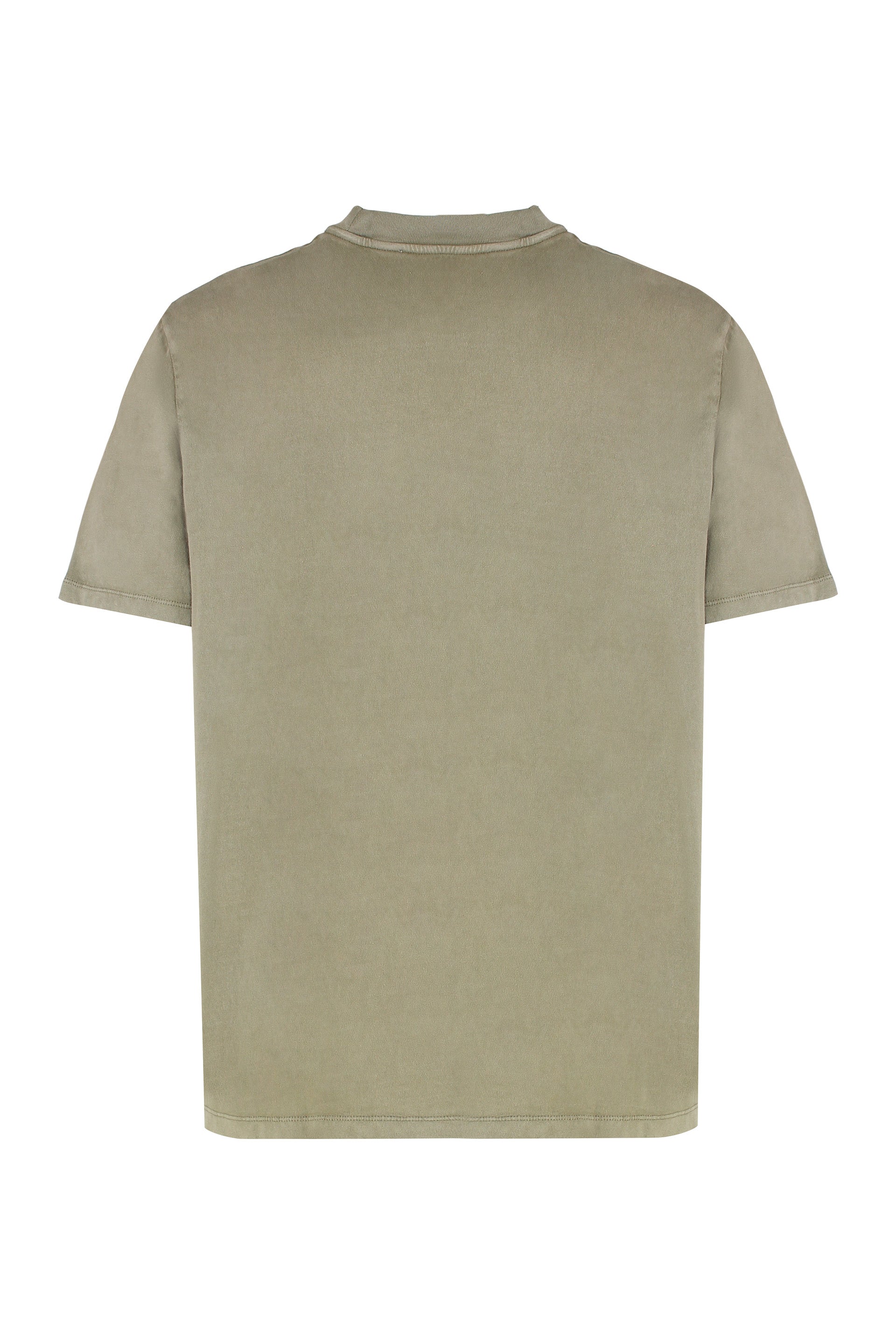 Boxy crew neck T-shirt in jersey