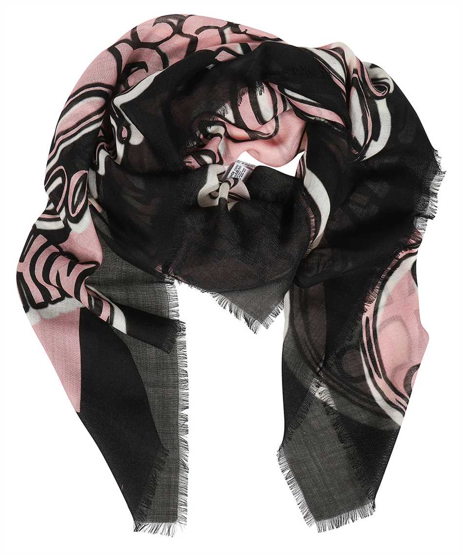 Wool and silk scarf