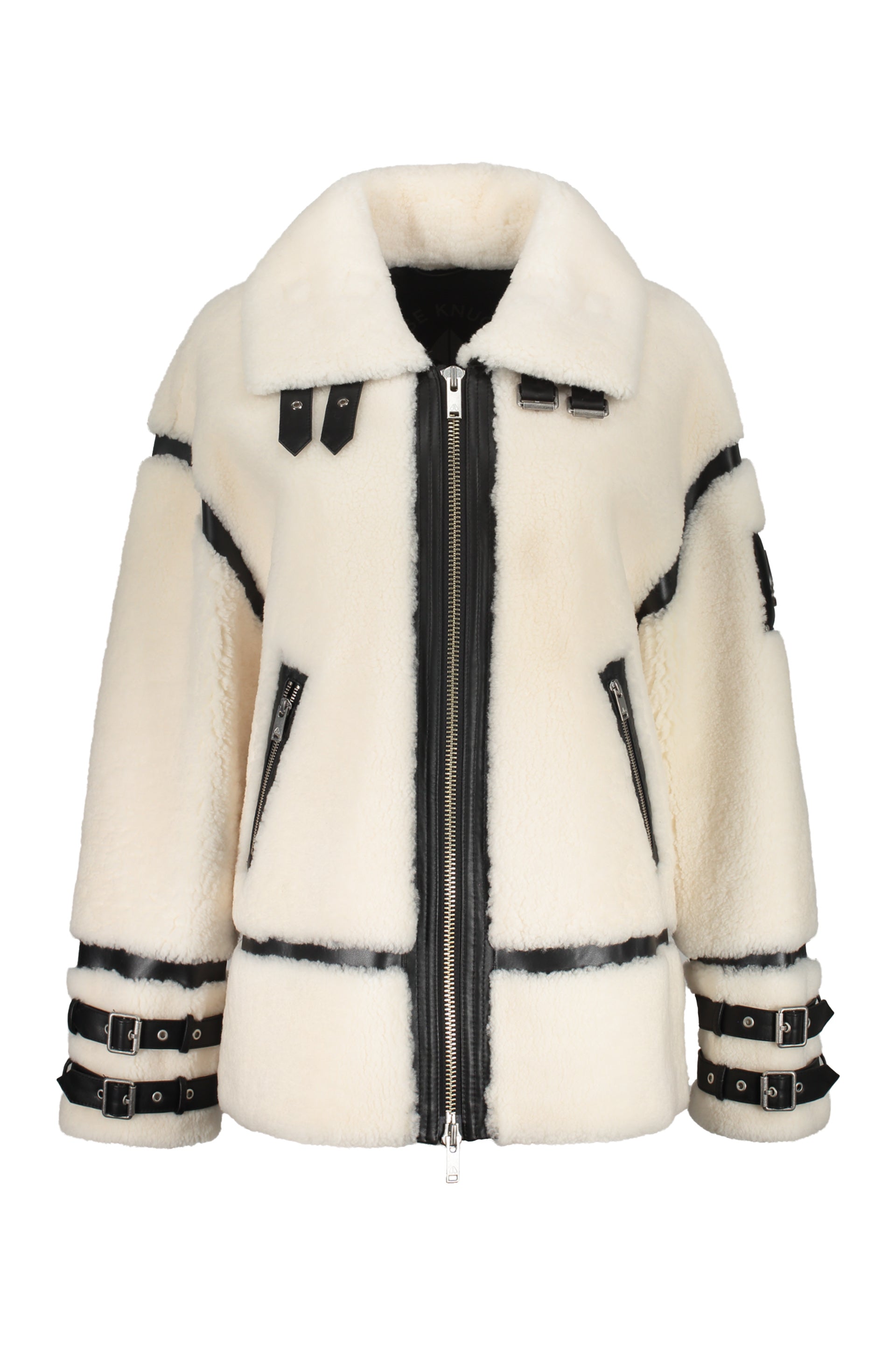 Golden prairie sheepskin jacket