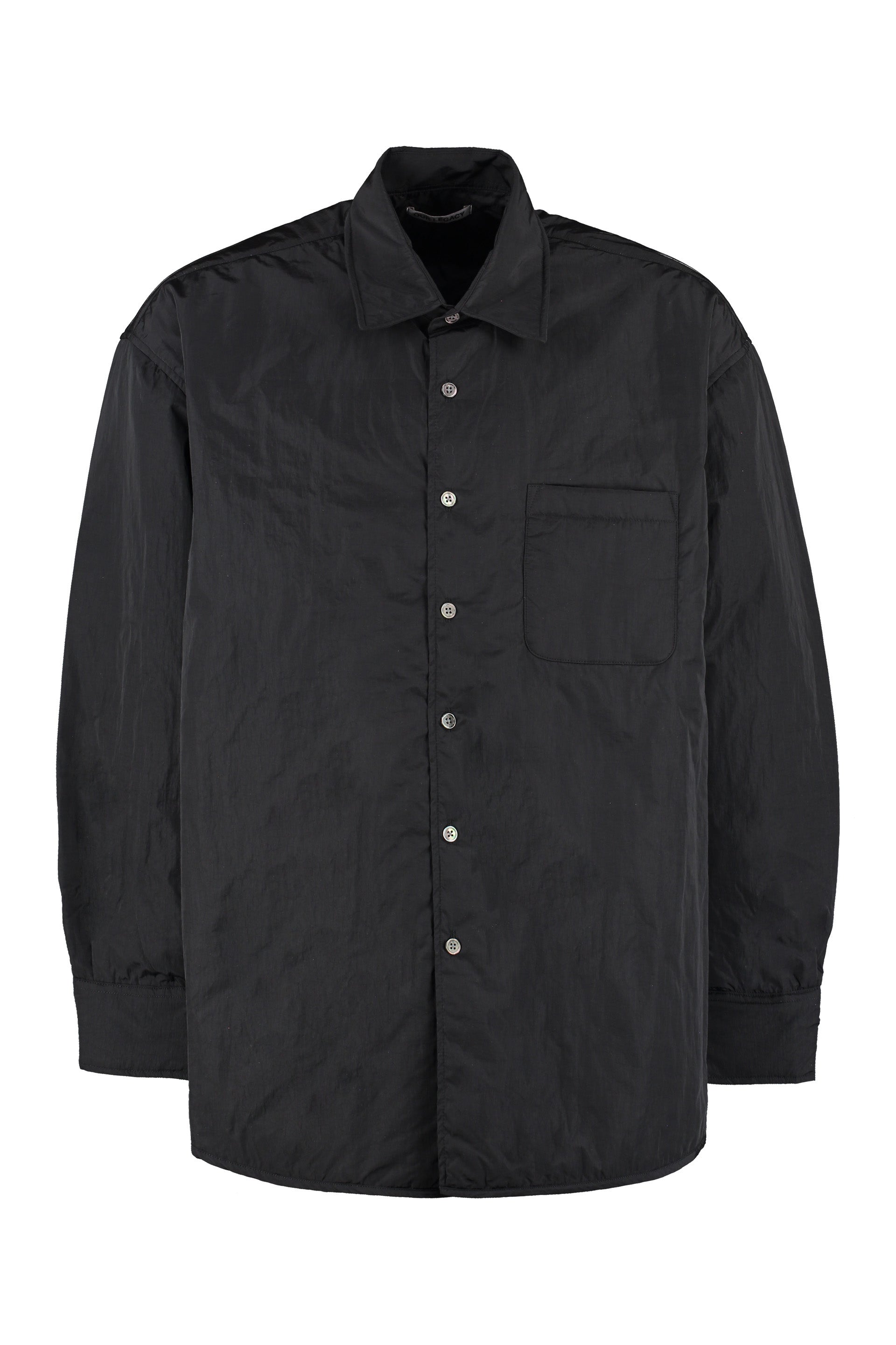 Padded nylon overshirt