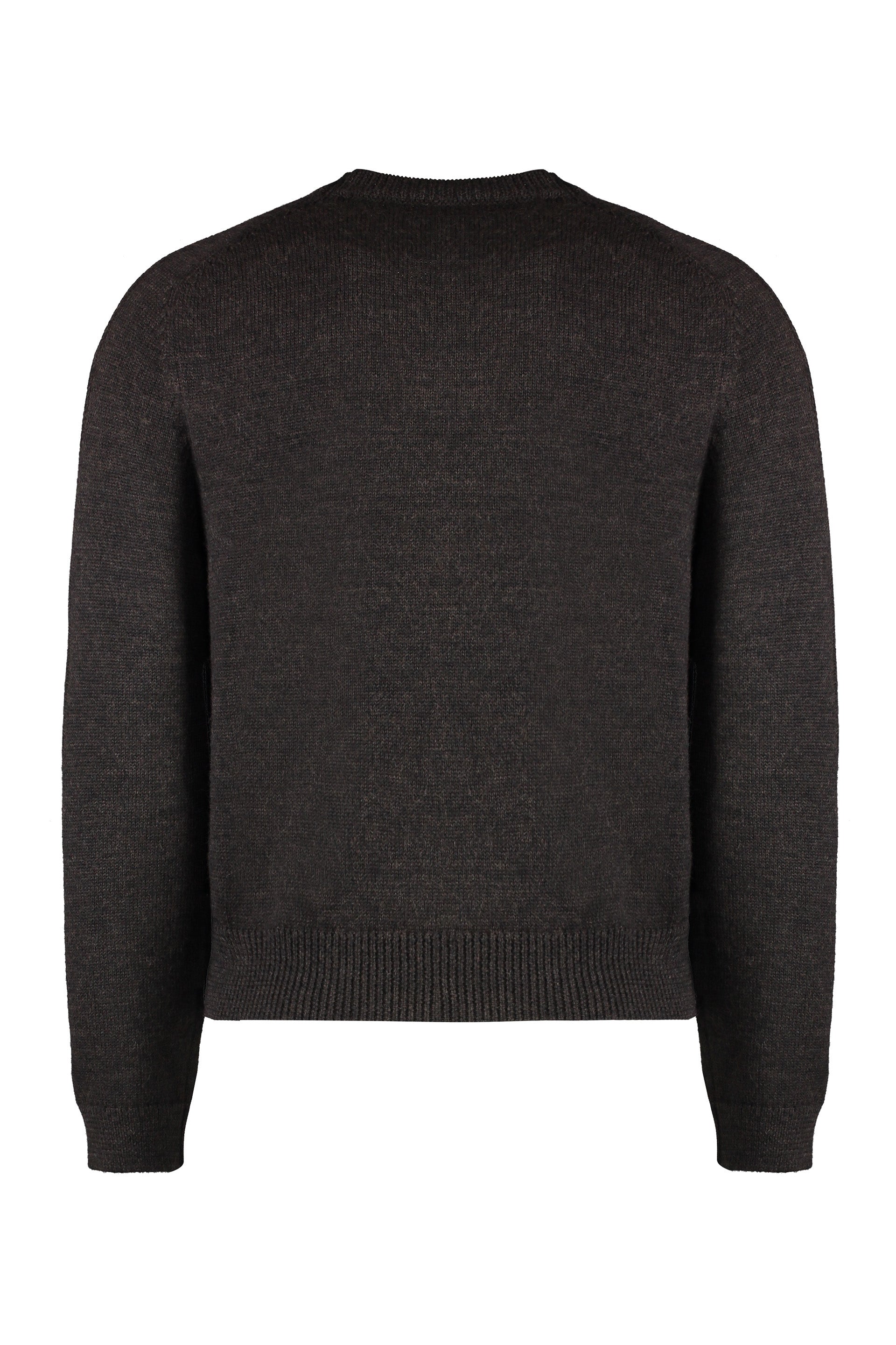 True crew-neck wool sweater