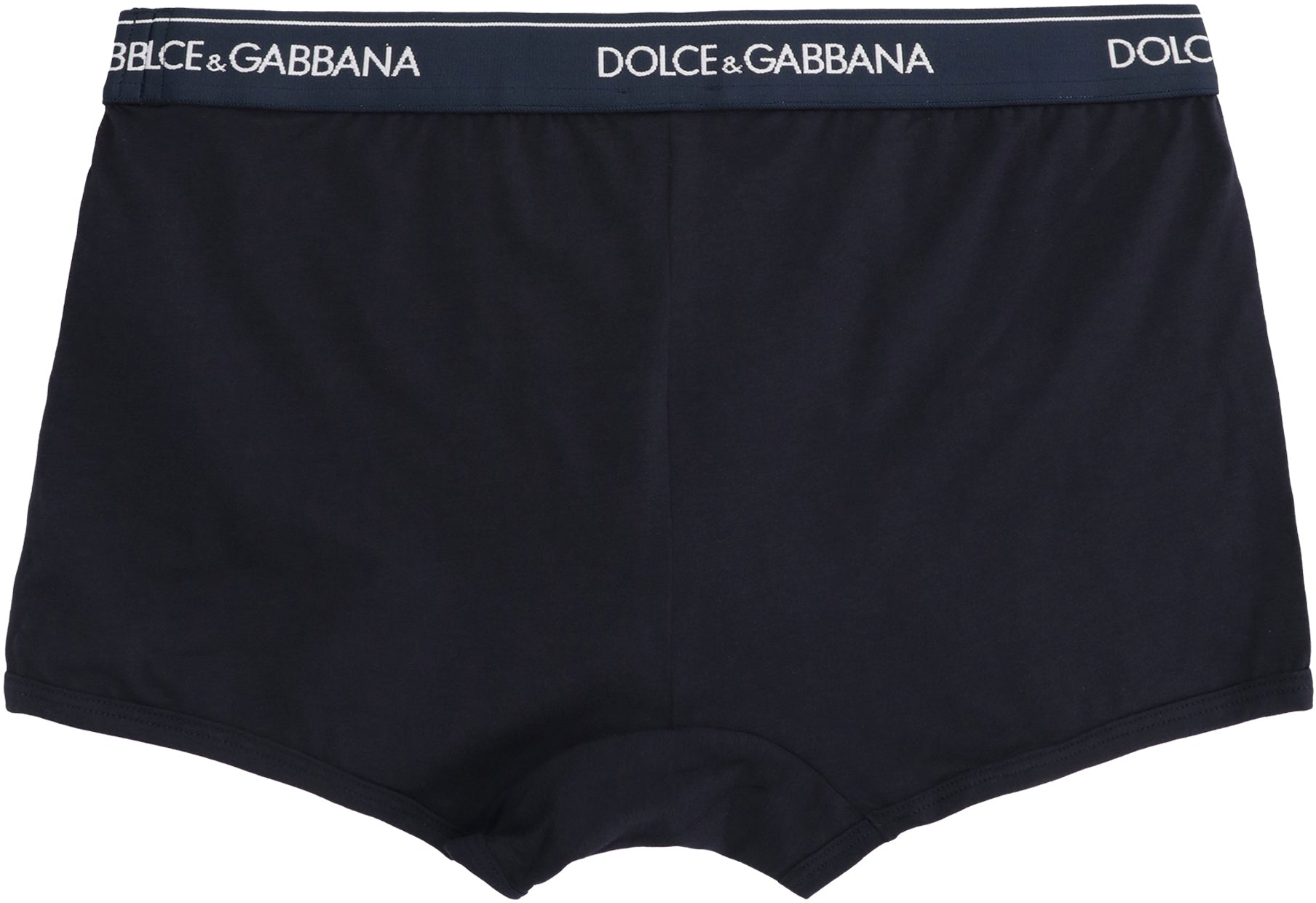Set of two cotton boxers with logoed elastic band