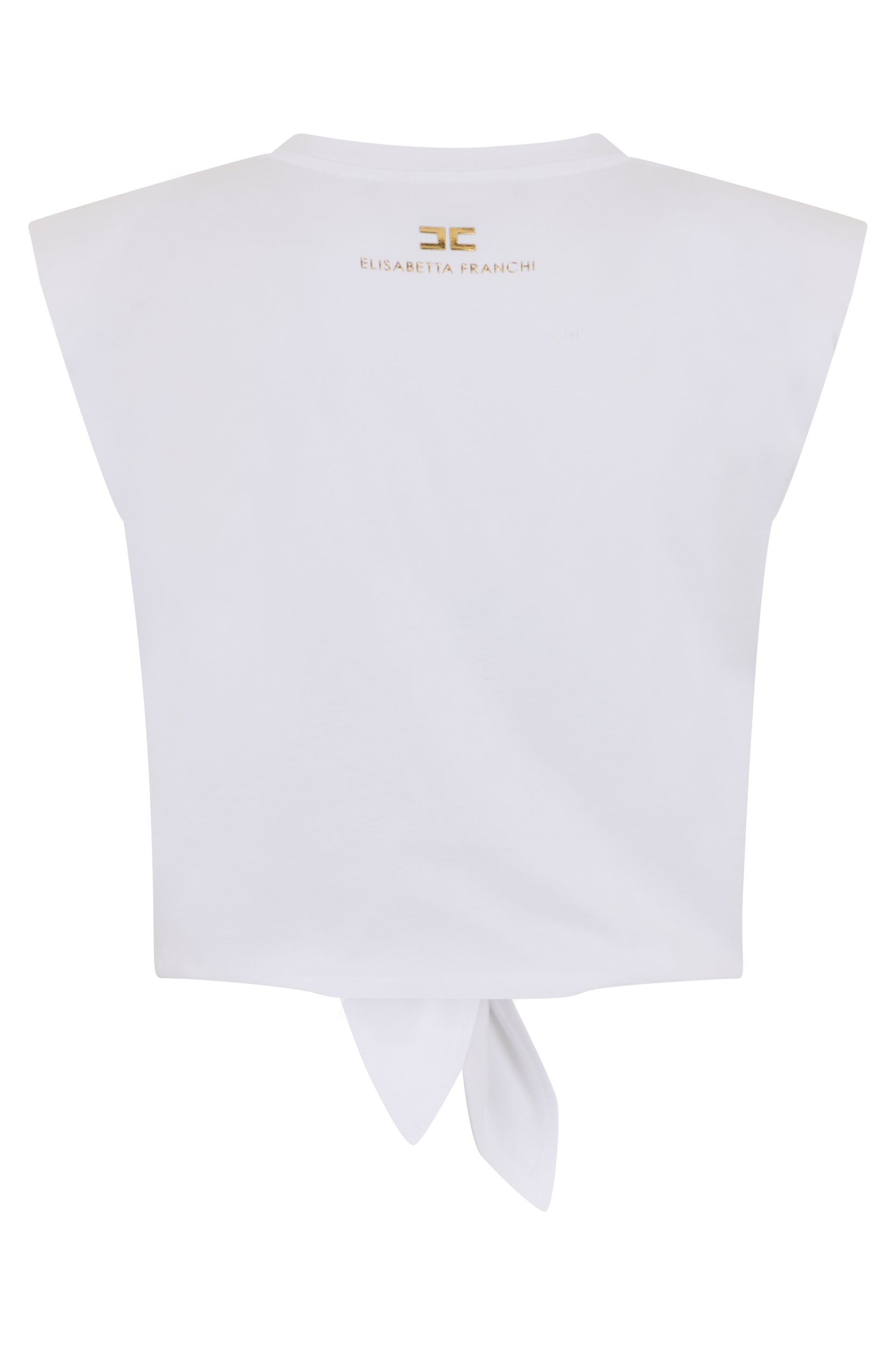 Cotton top with knot