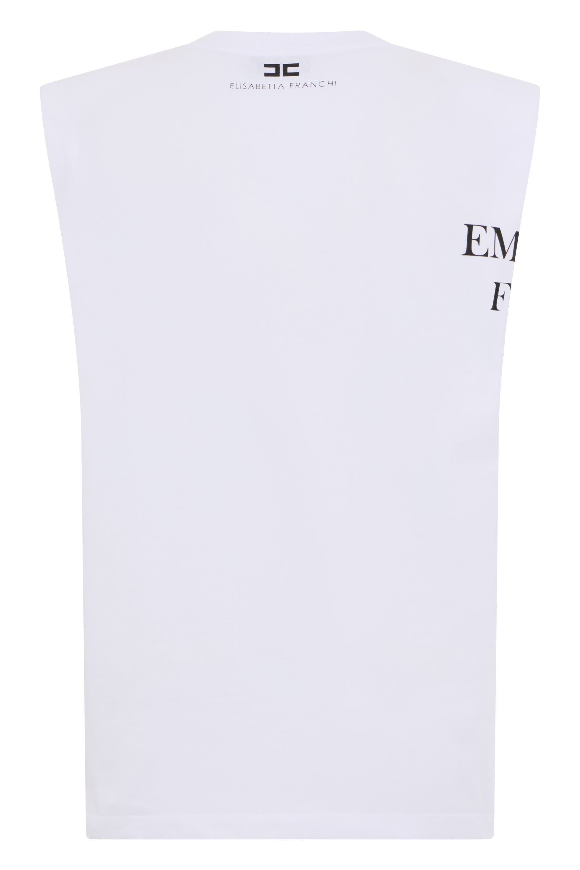 Cotton top with contrasting prints