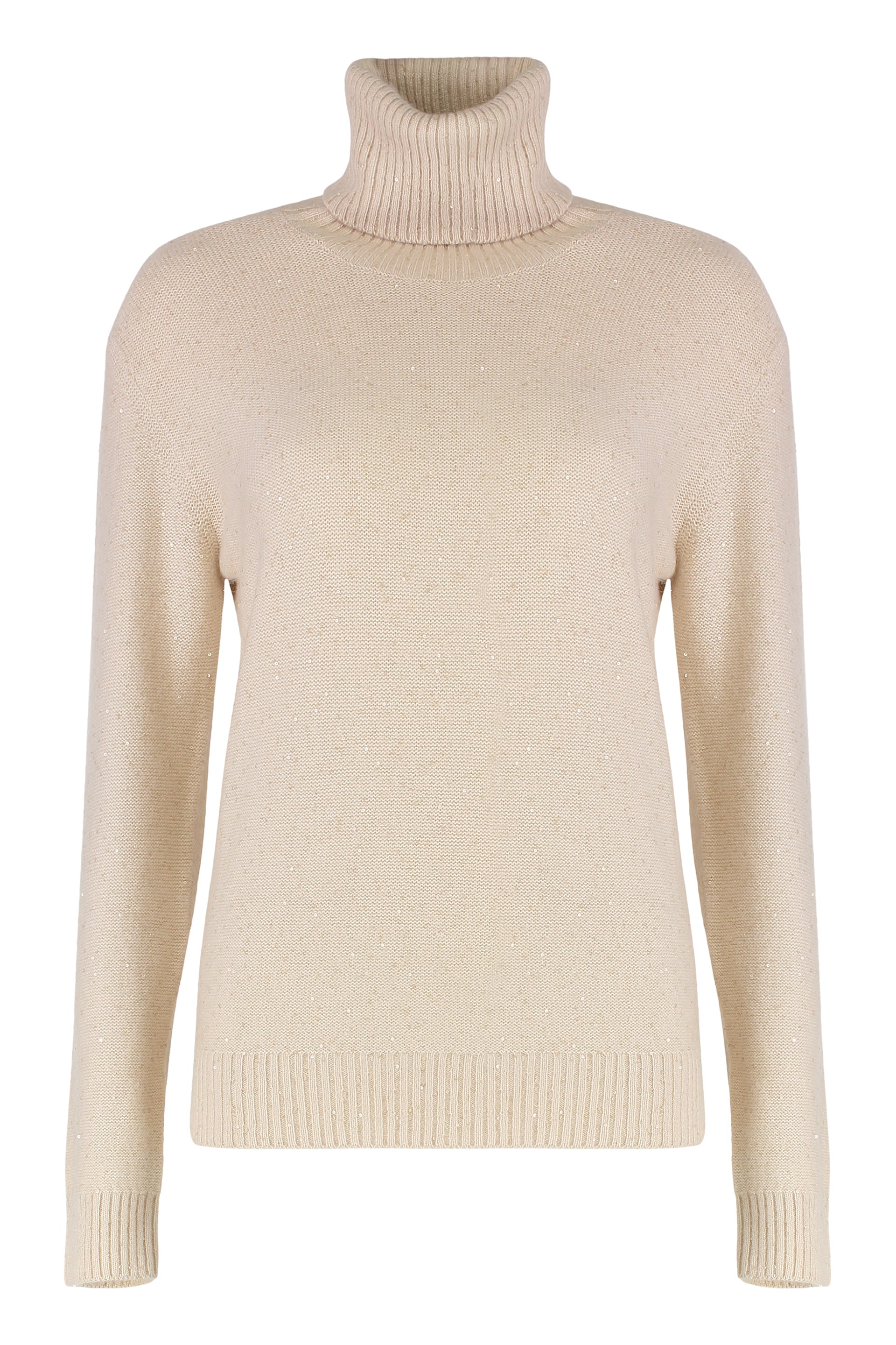 Wool blend turtleneck sweater