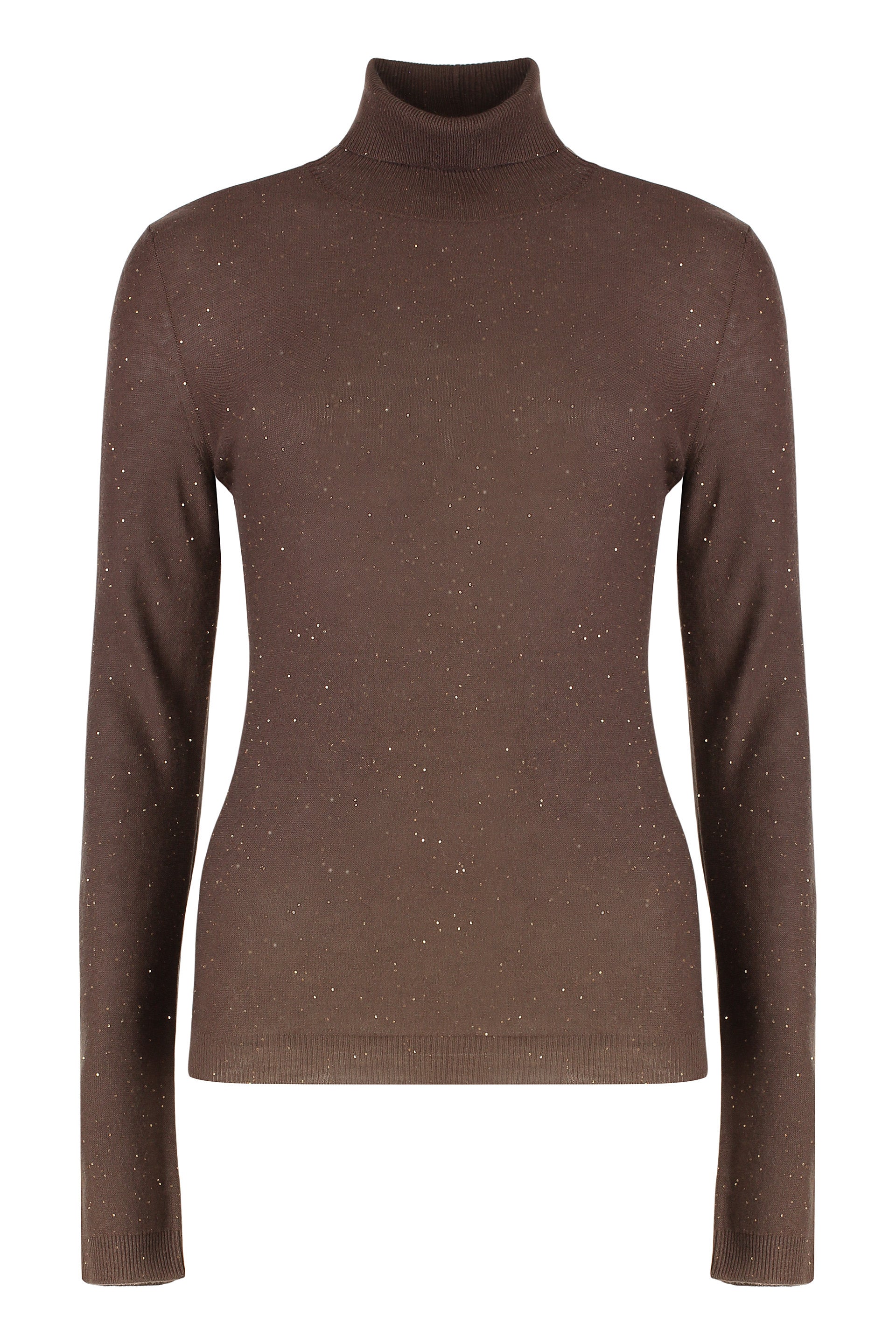 Wool turtleneck sweater