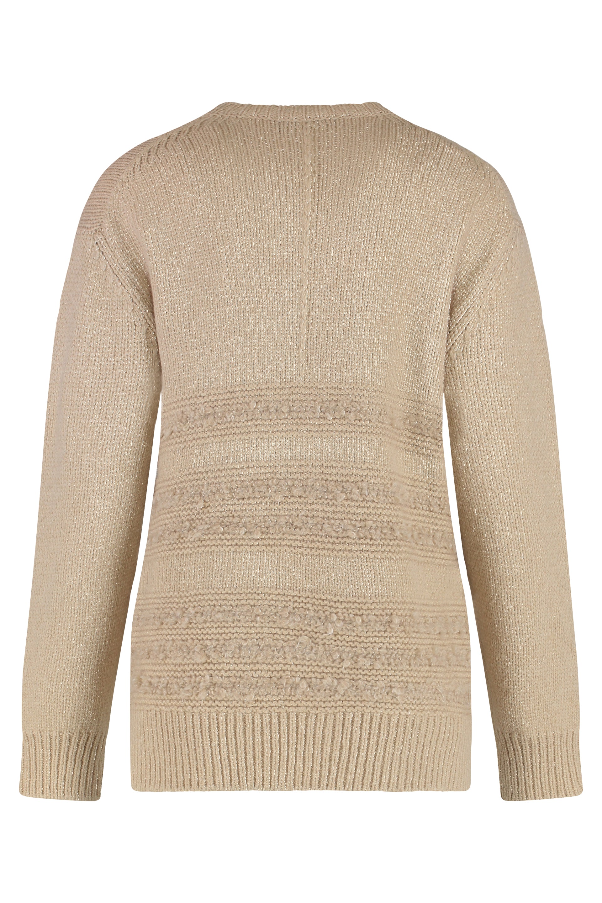 Crew-neck wool sweater