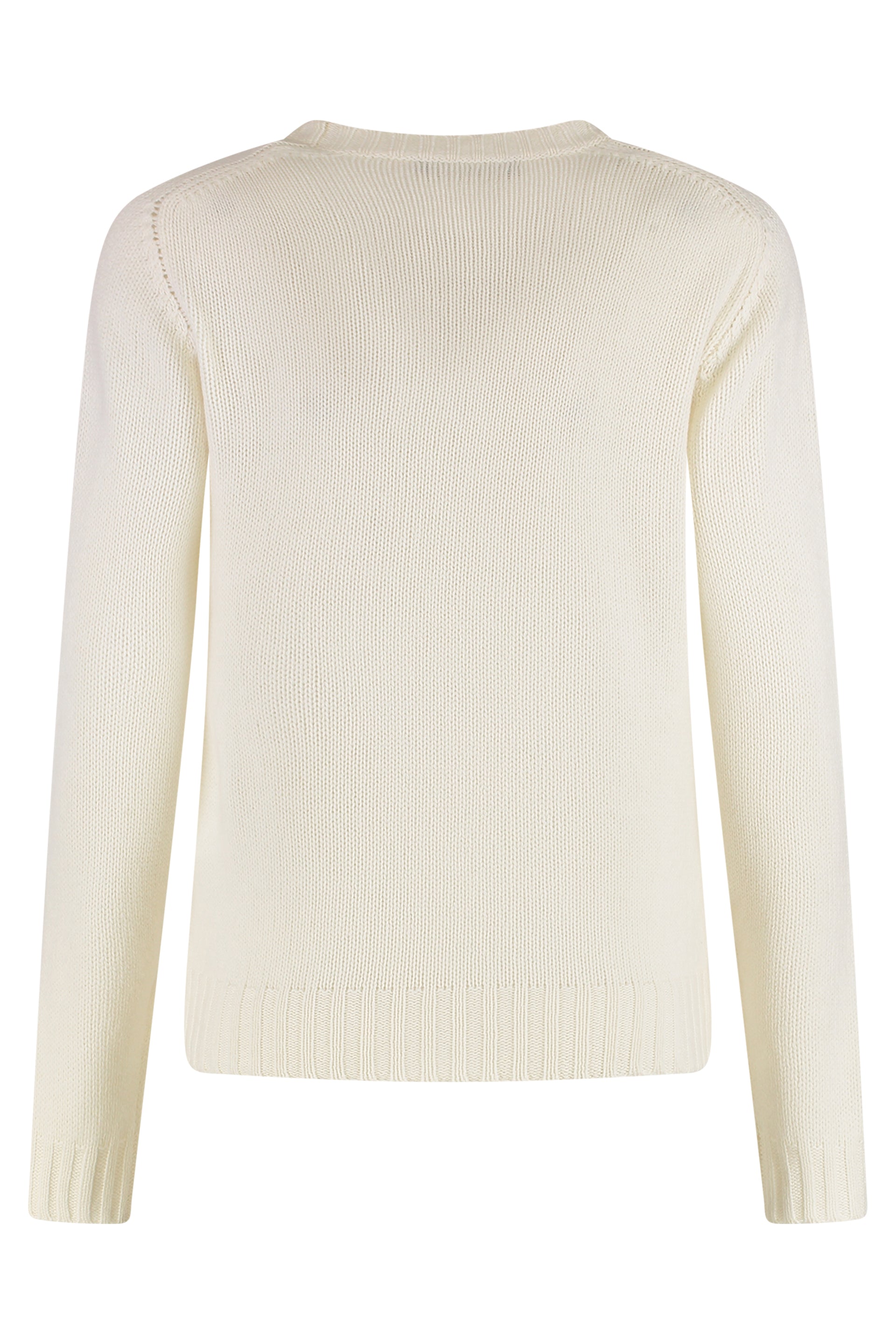Wool-blend crew-neck sweater