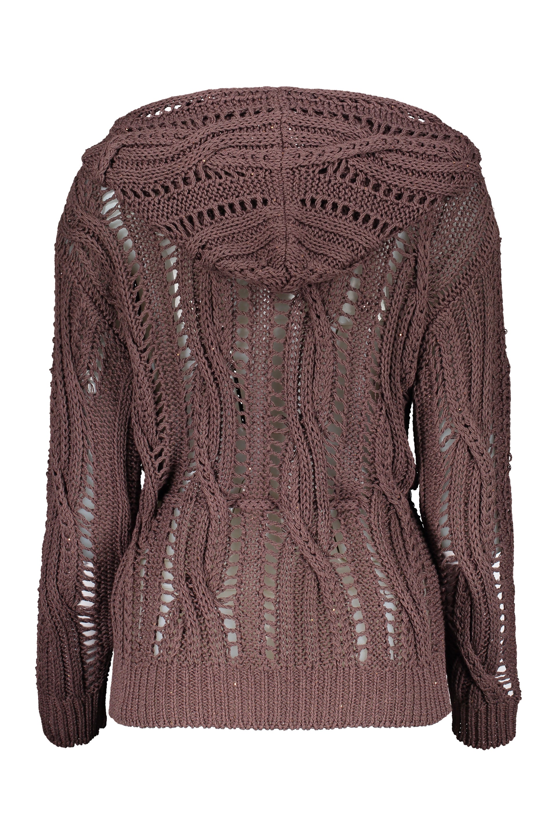 Item with open stitch knitting