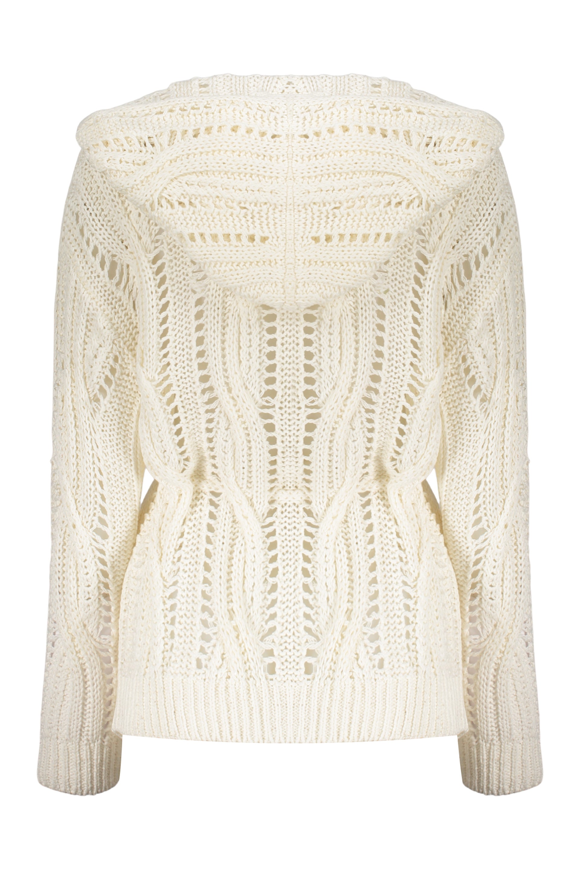 Item with open stitch knitting