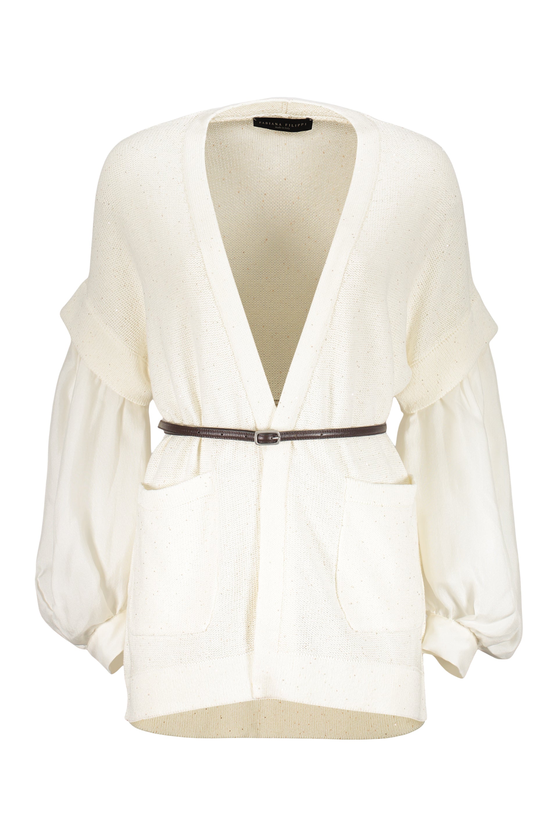 Belted cardigan