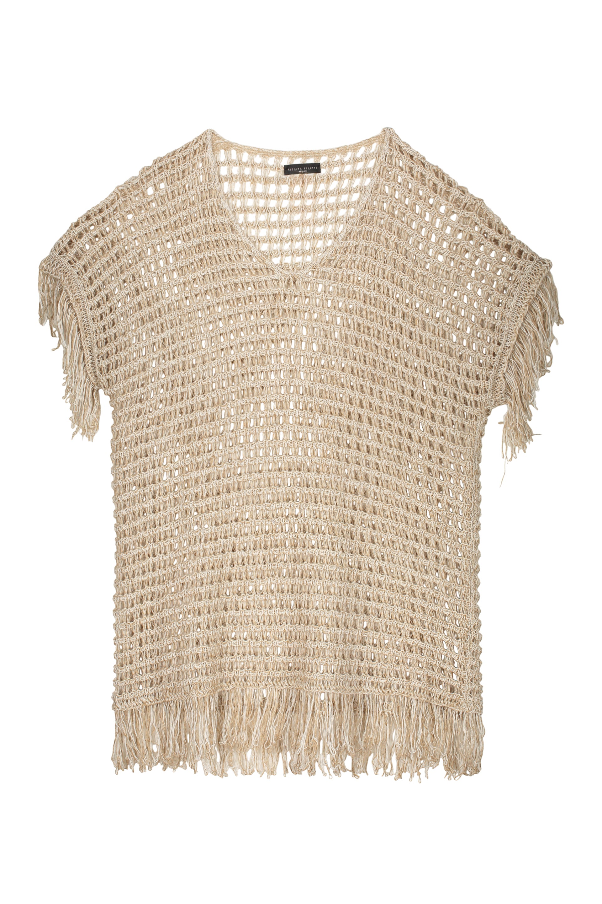 Crochet knit sweater