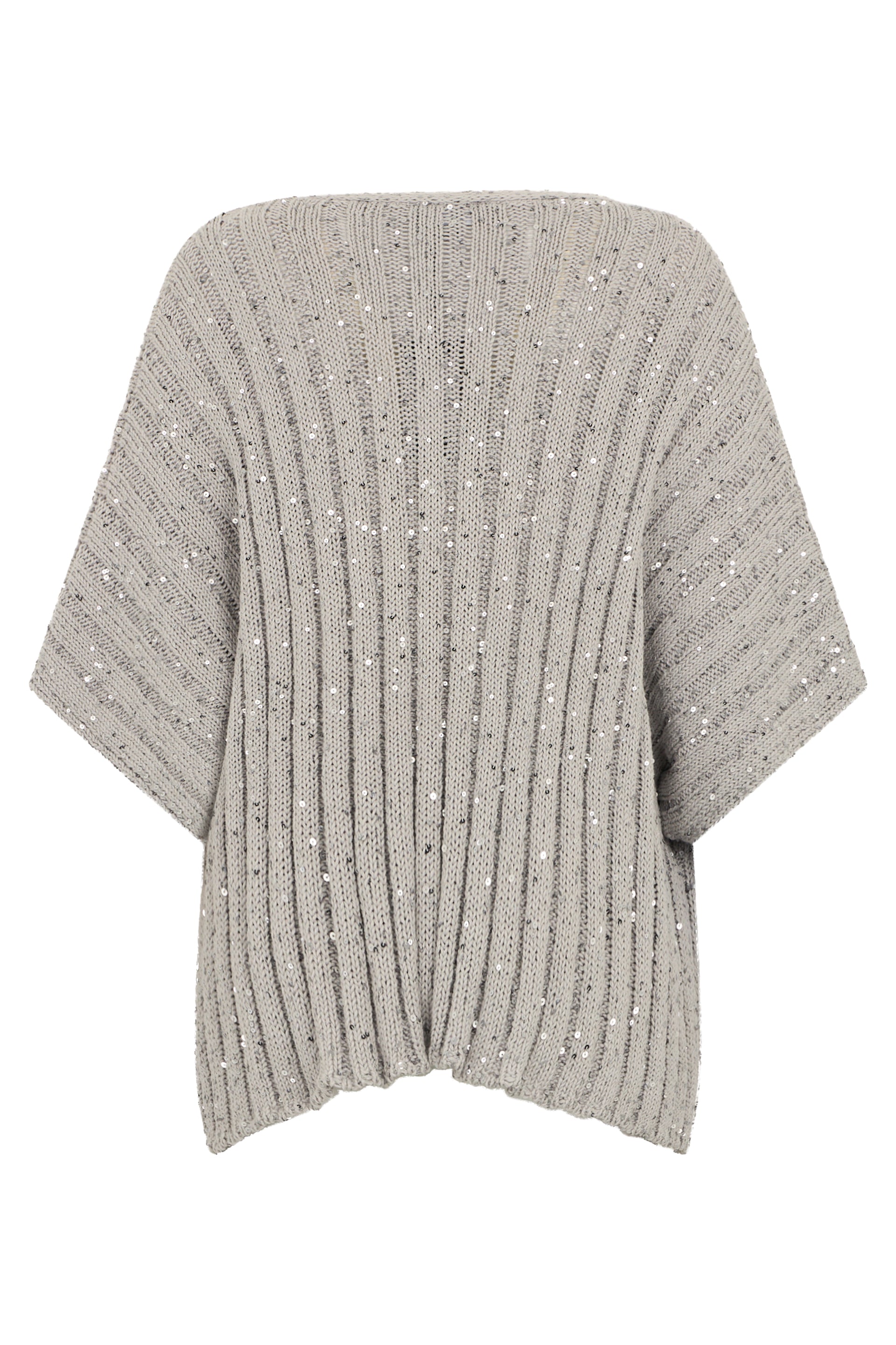 Sand color cardigan, chic and versatile.