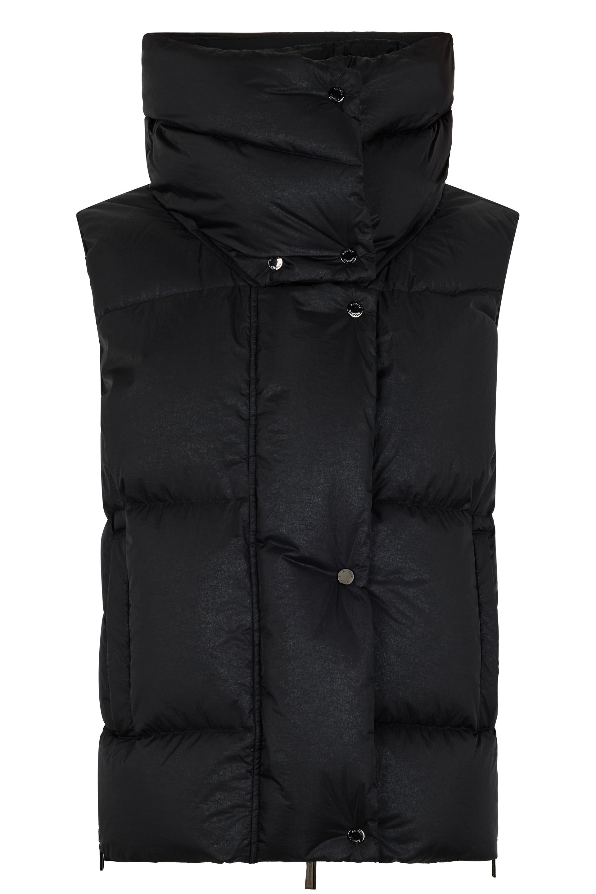 Elegant, modern and versatile padded vest.