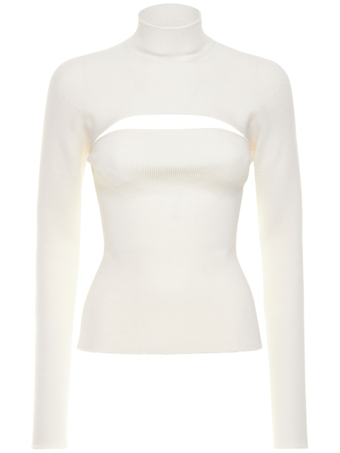 Long sleeve high neck sweater