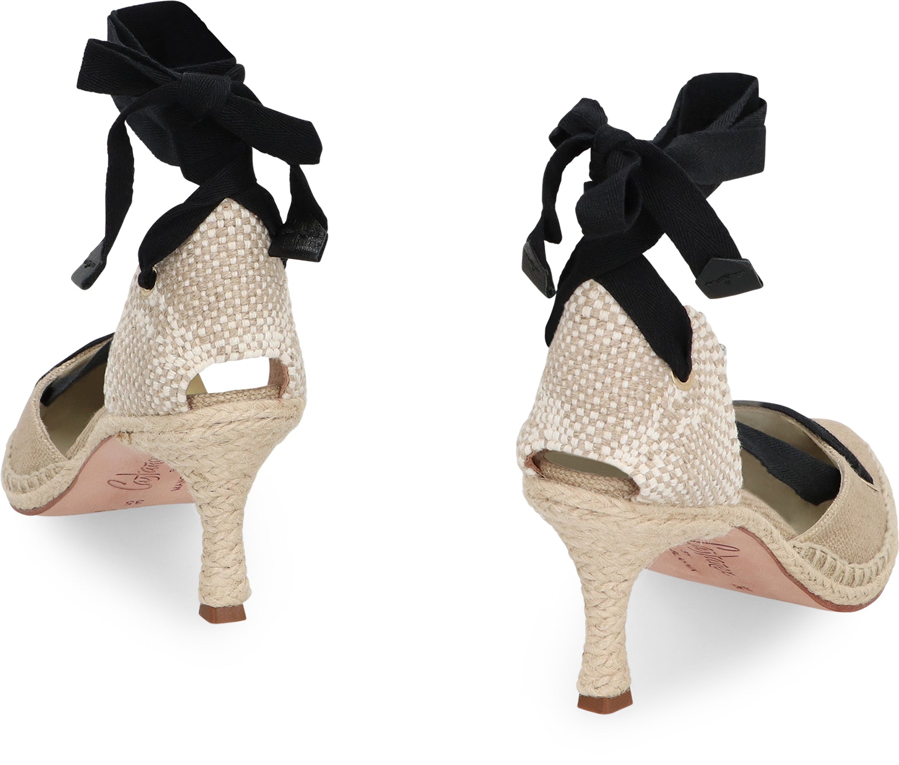 Castaner x Manolo Blahnik - Casta canvas heel espadrilles