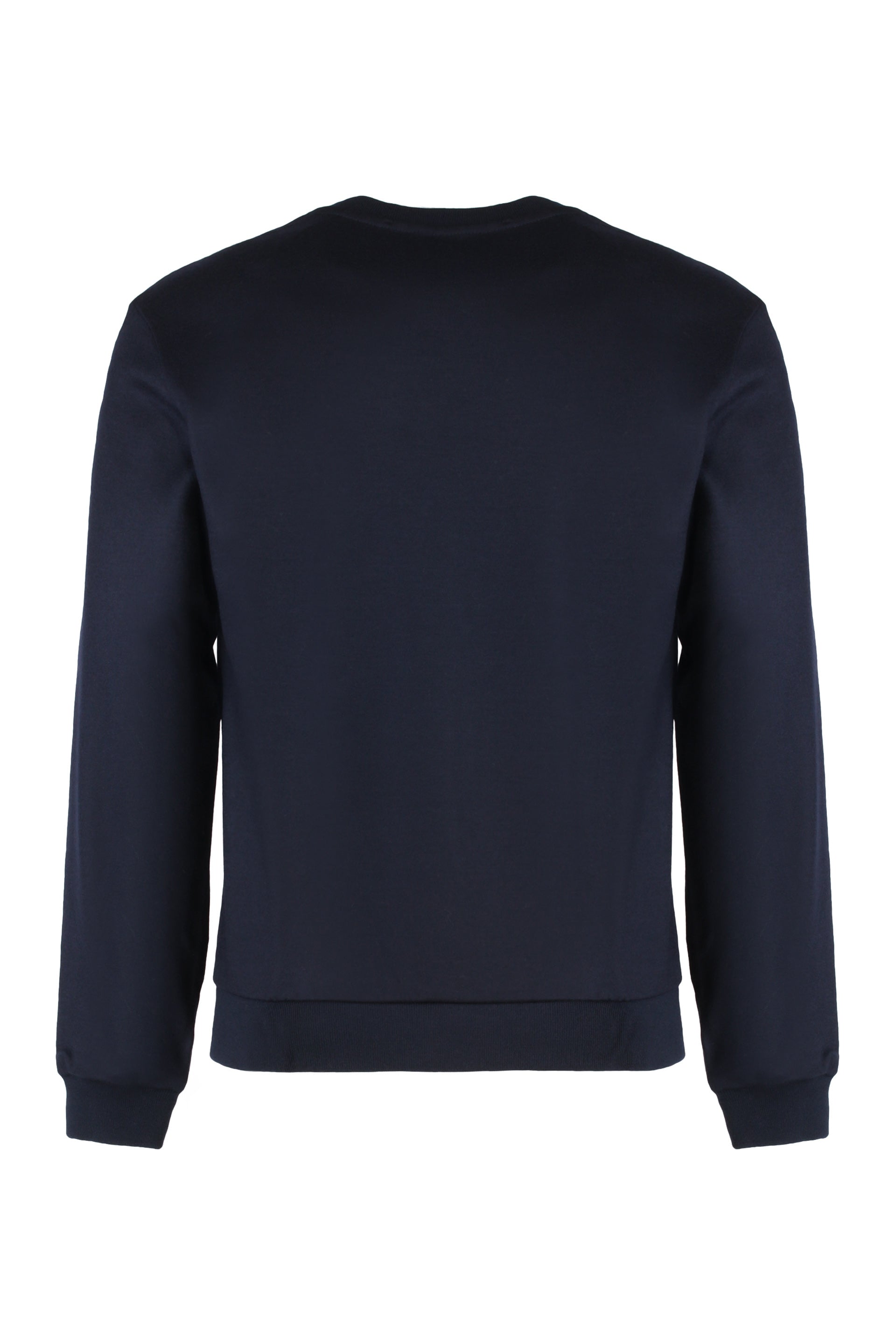 Crew neck sweater in wool blend