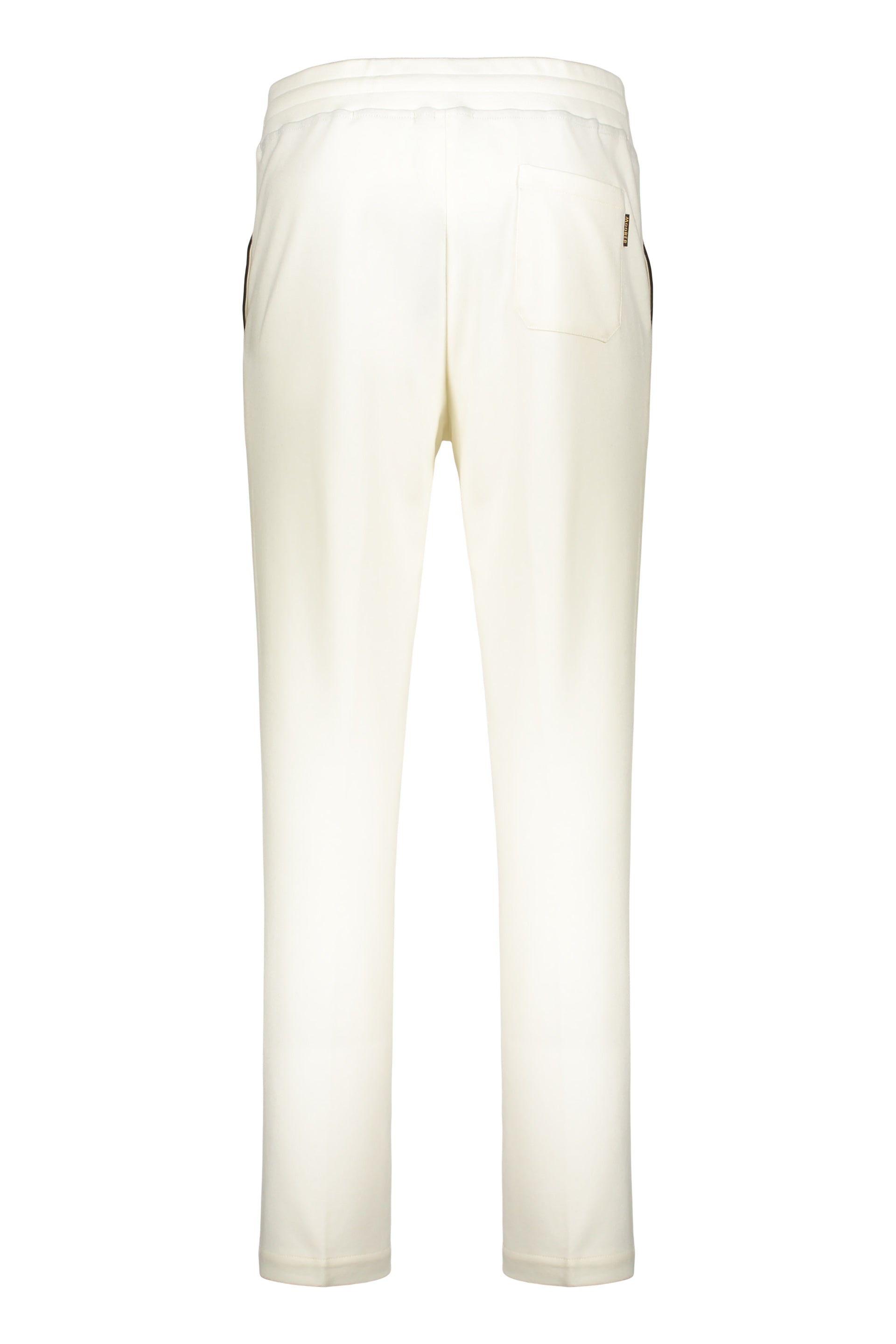 White pants made of virgin wool