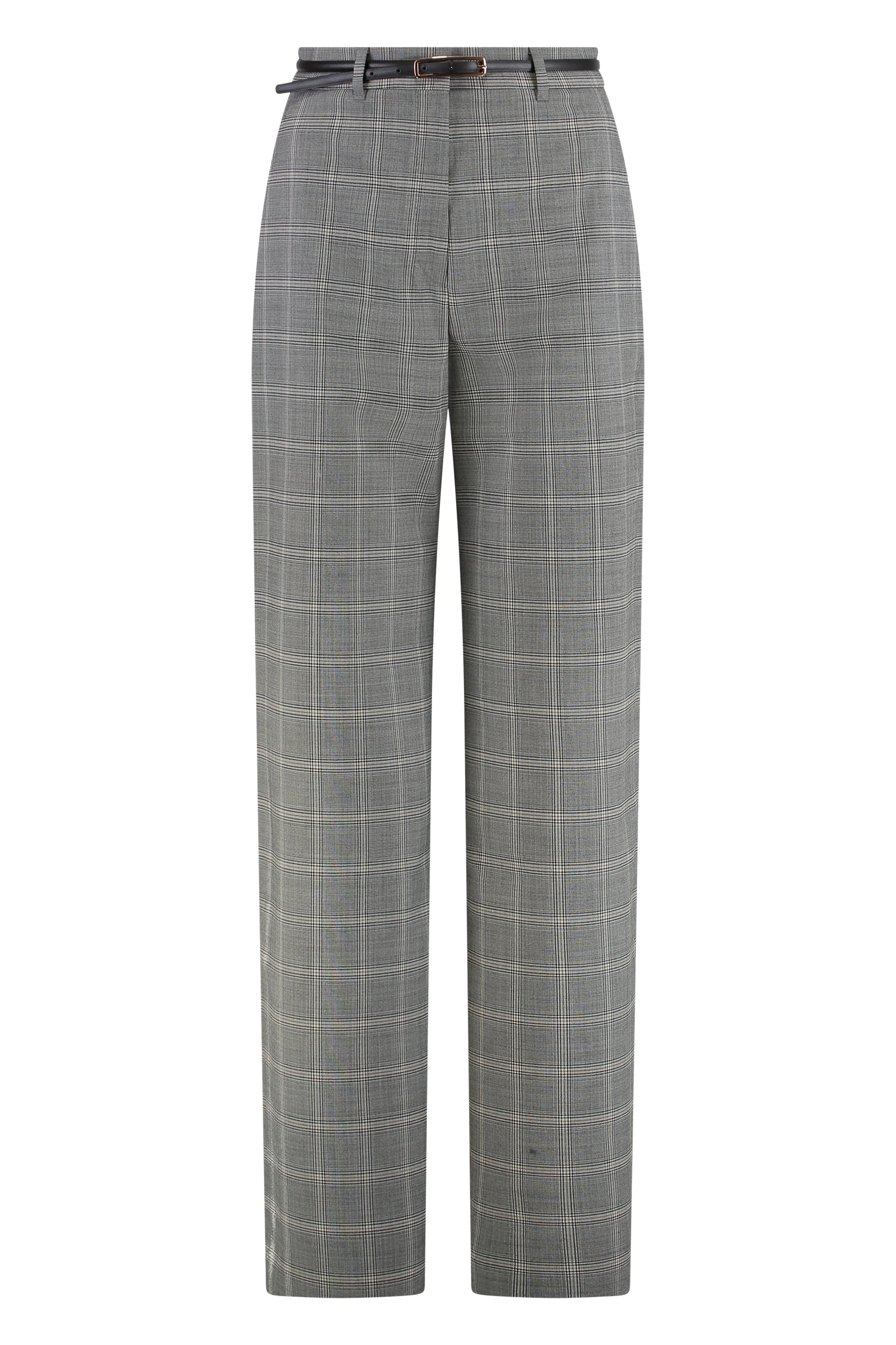 Mazurca Prince of Wales motif wool trousers