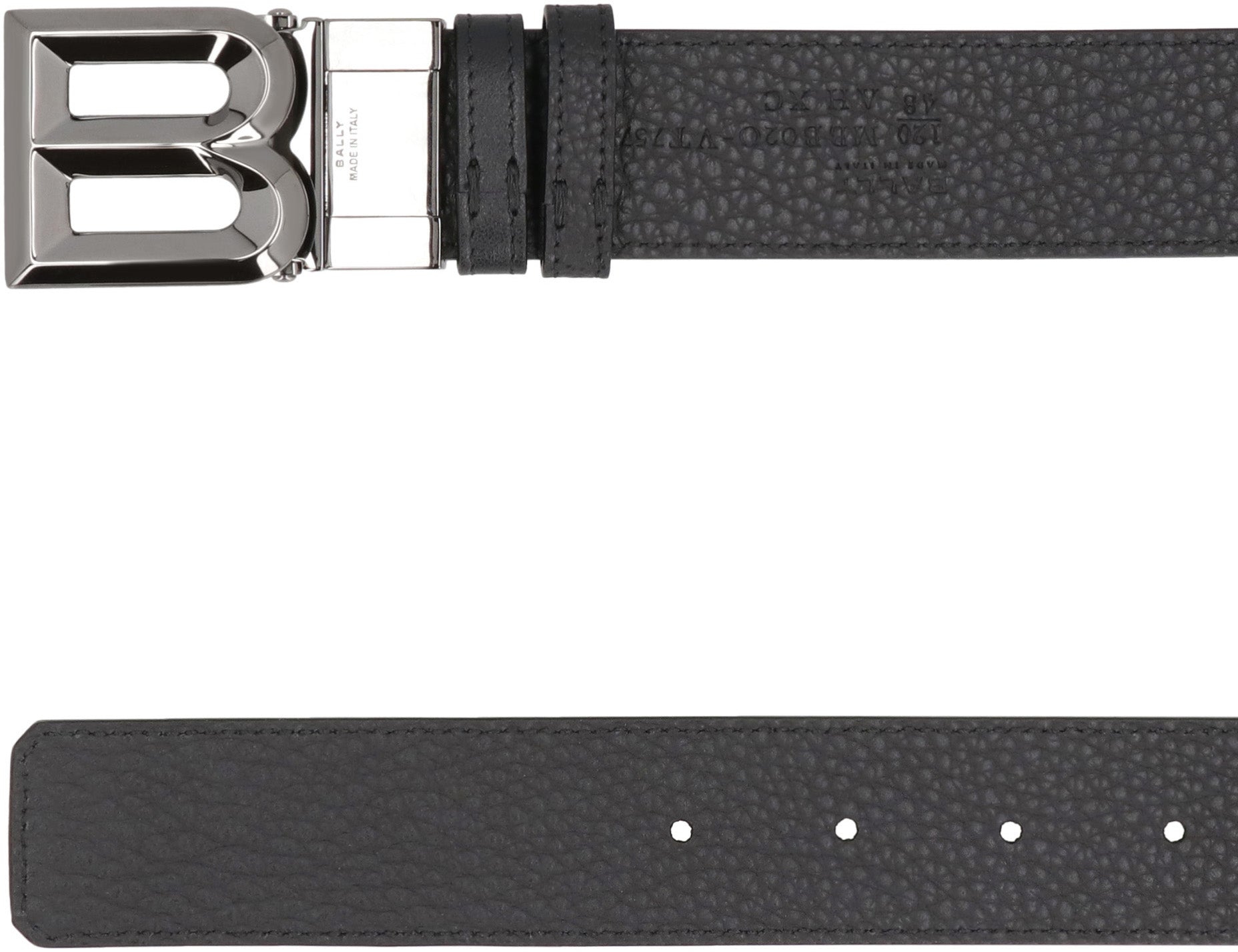 Reversible and adjustable leather belt