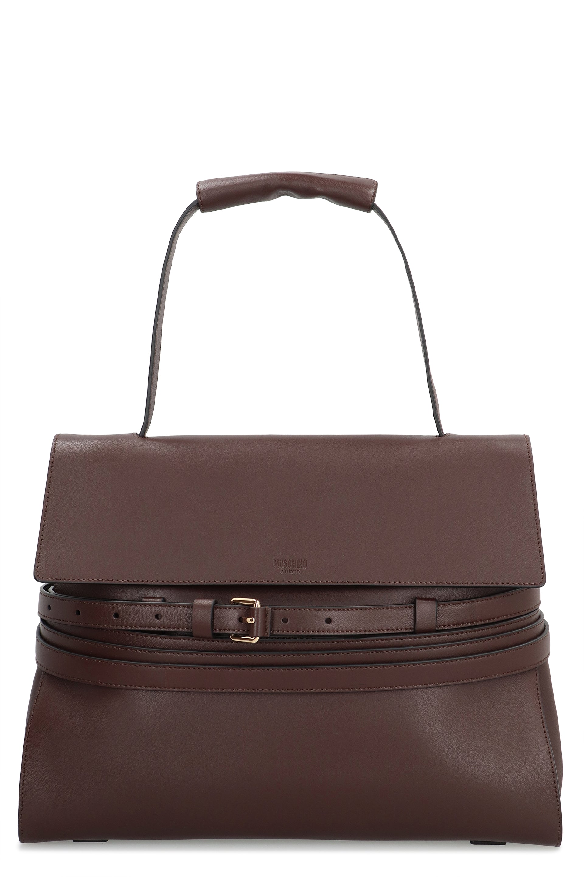 Moschino Tie Me leather handbag