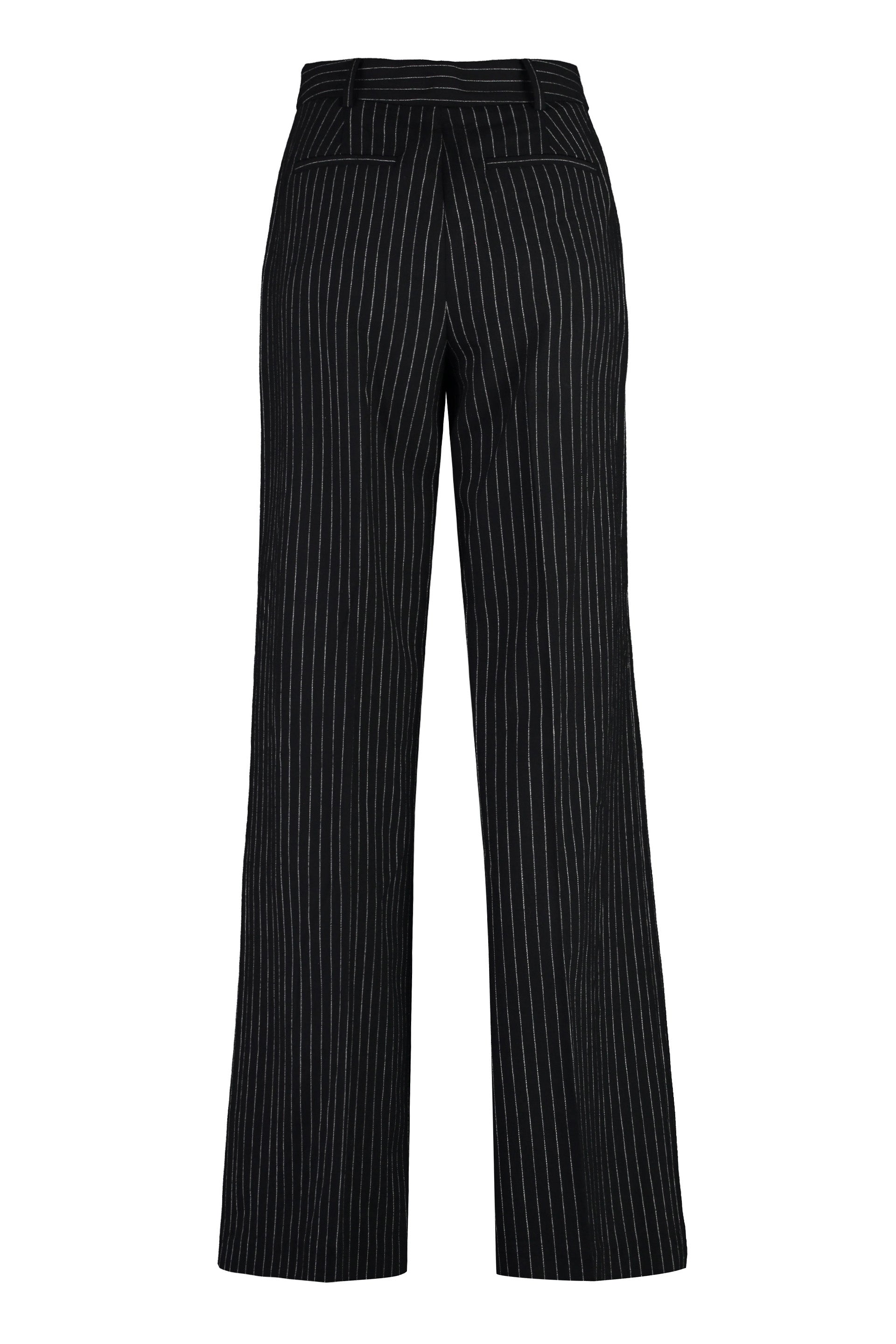 Wool blend trousers