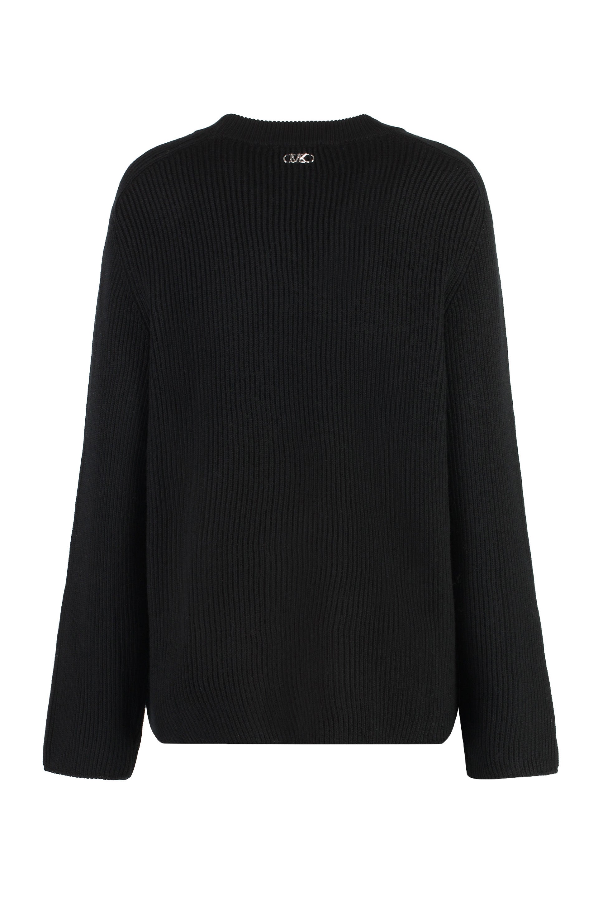 Merino wool crew-neck sweater