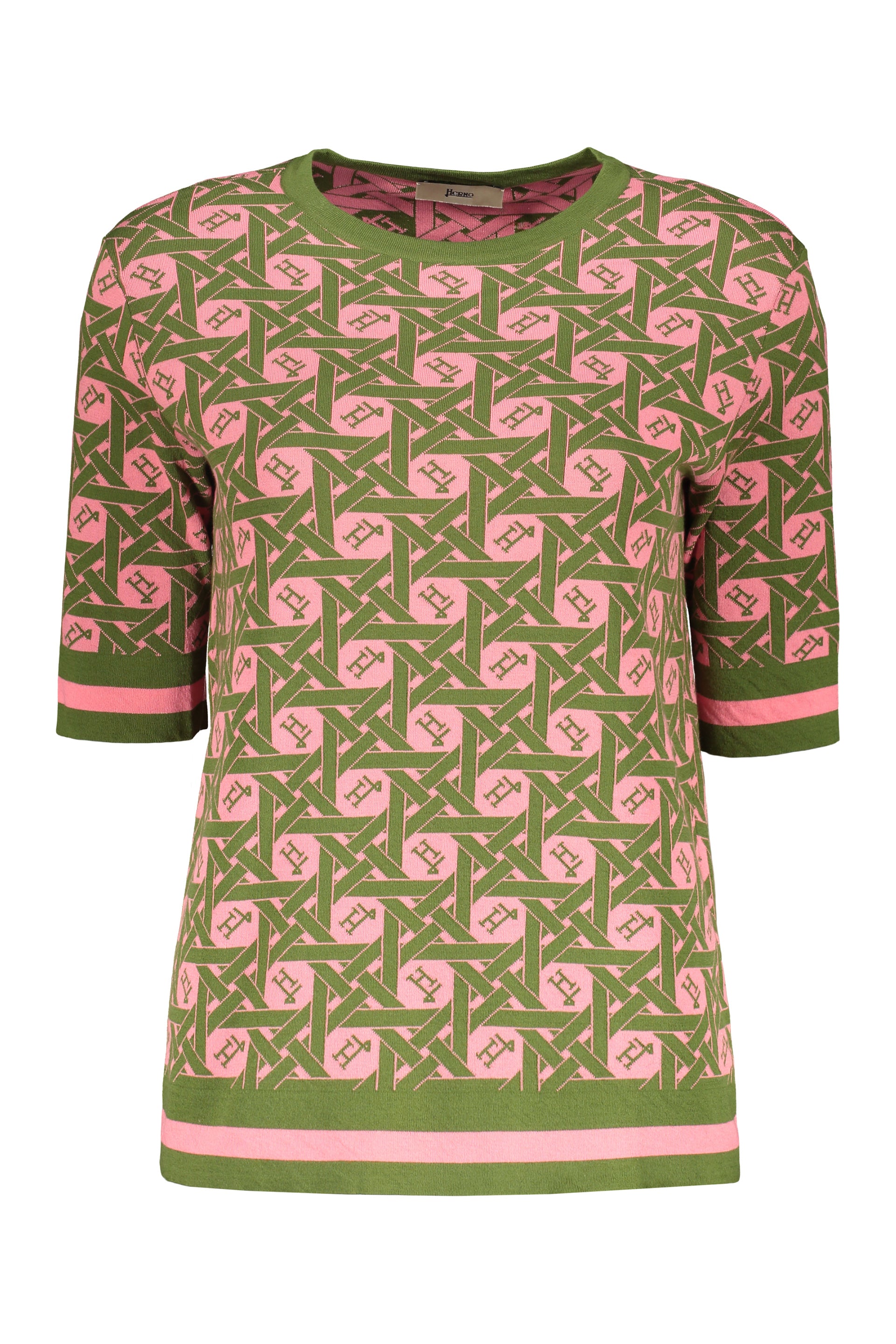 Cotton crew neck sweater