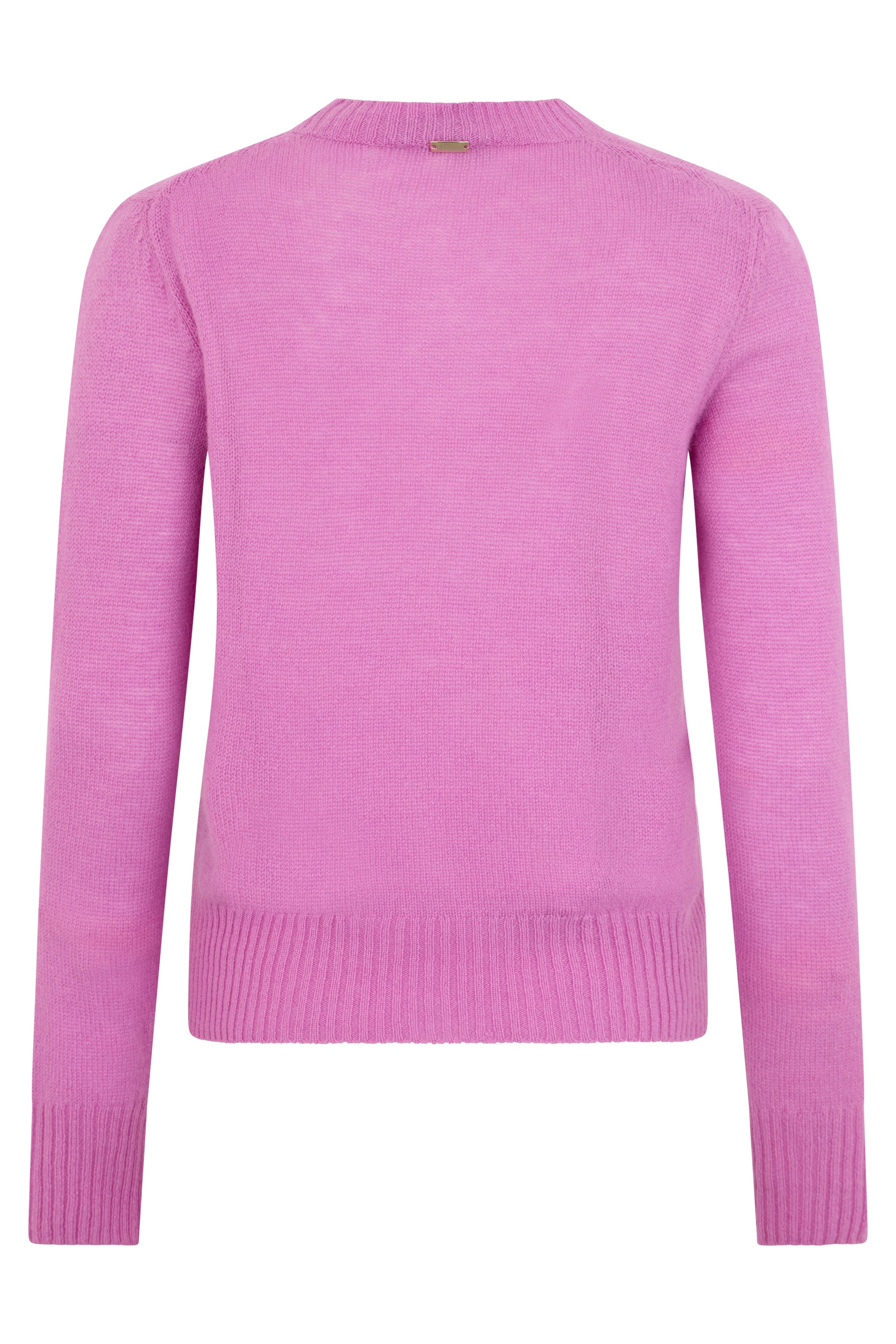 Crew neck sweater in pure cashmere