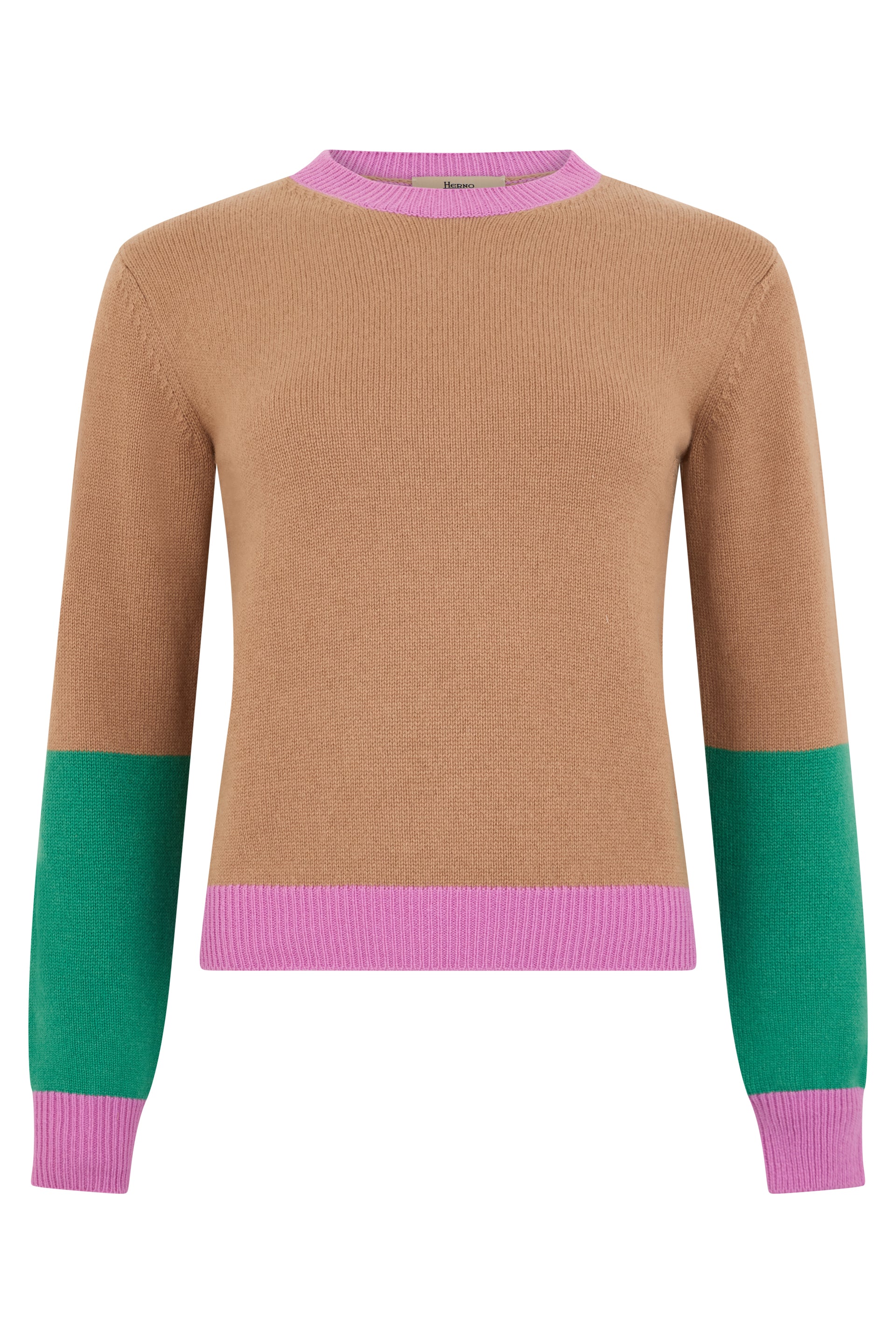 Multicolored cashmere sweater