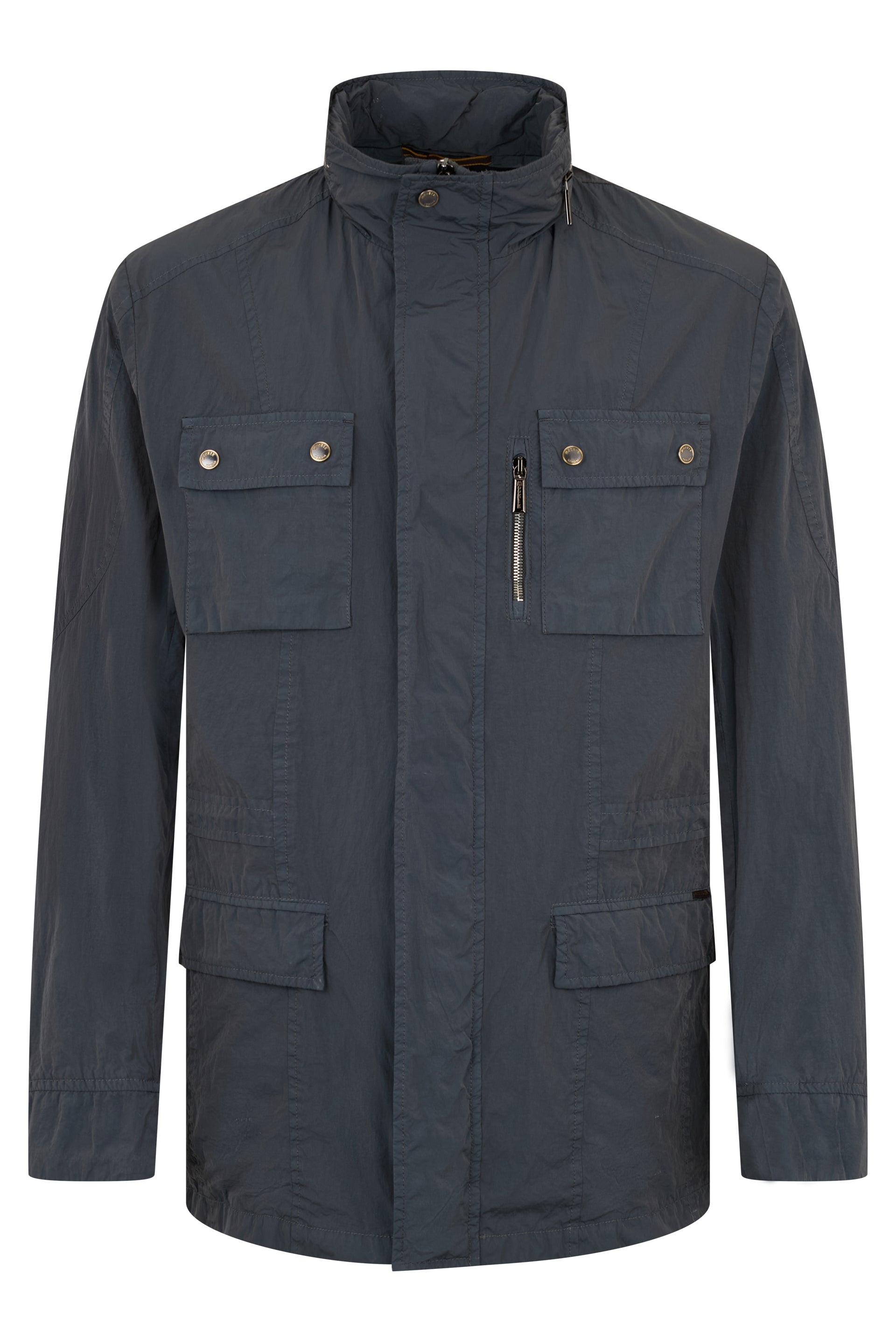 Light blue jacket, versatile and casual.
