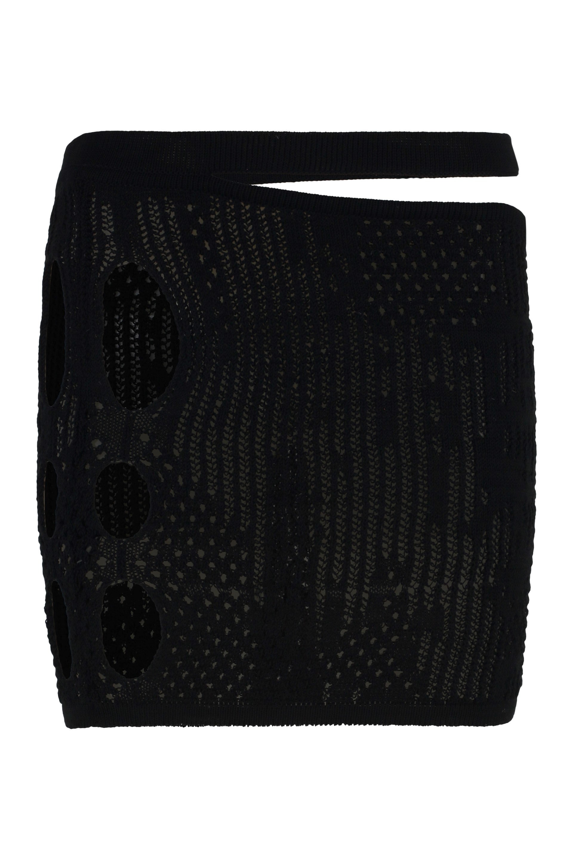 Knitted mini skirt