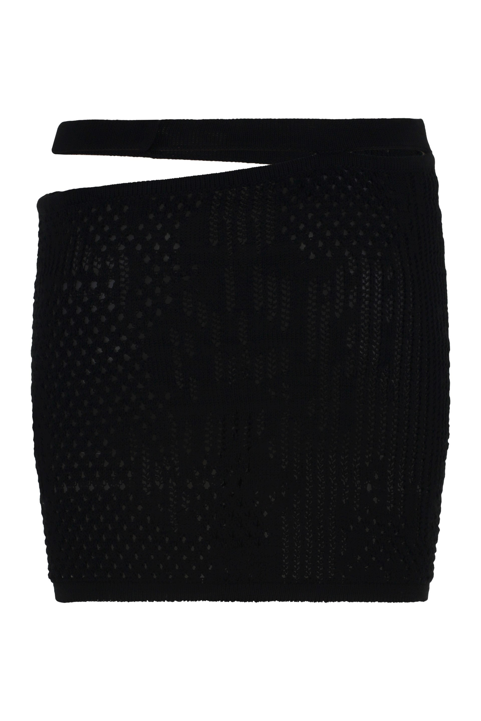 Knitted mini skirt