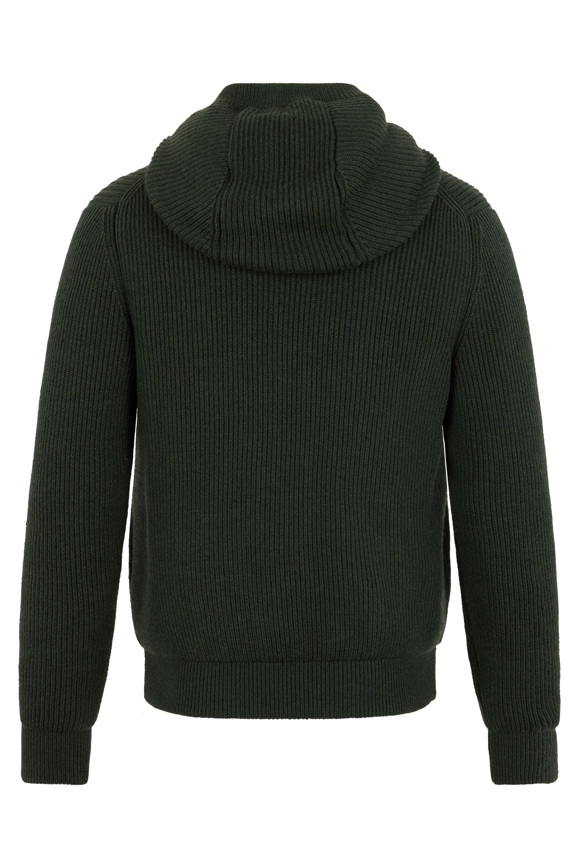 Dark green jacket with elegant zipper