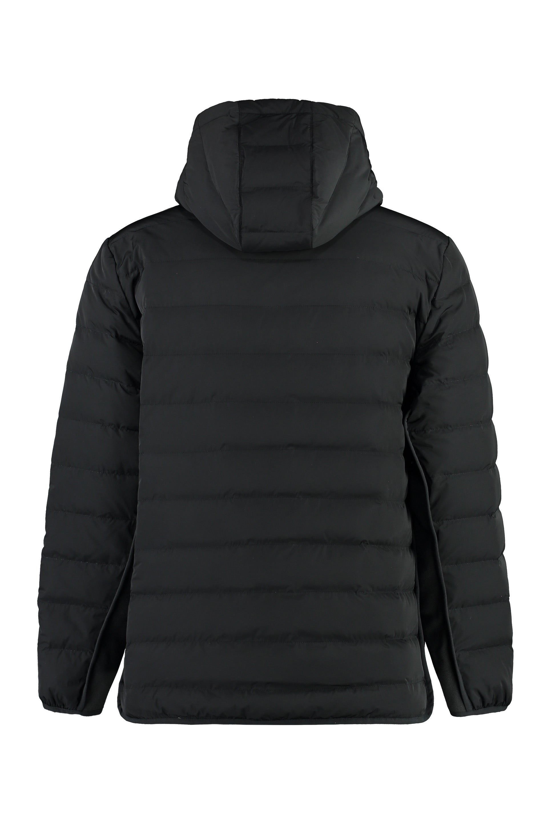 Hooded down jacket