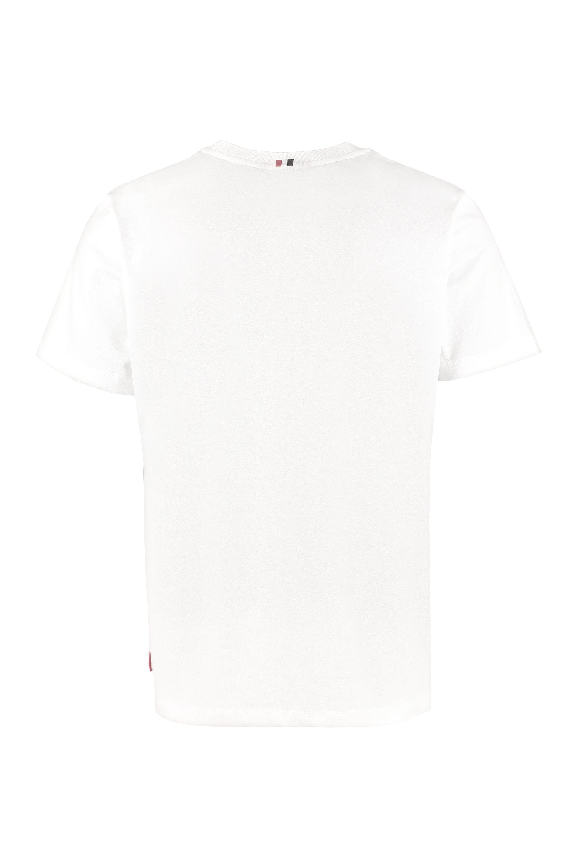 Crew-neck cotton T-shirt