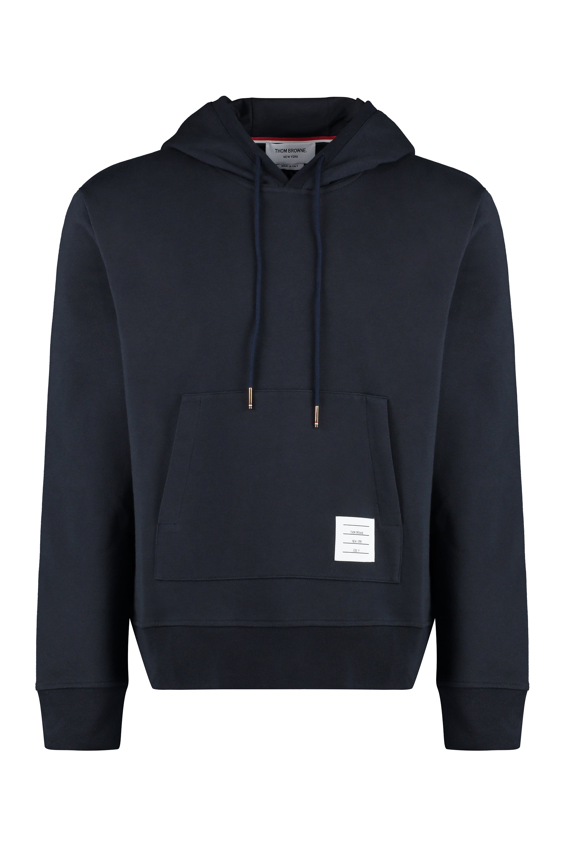 Logo cotton hoodie