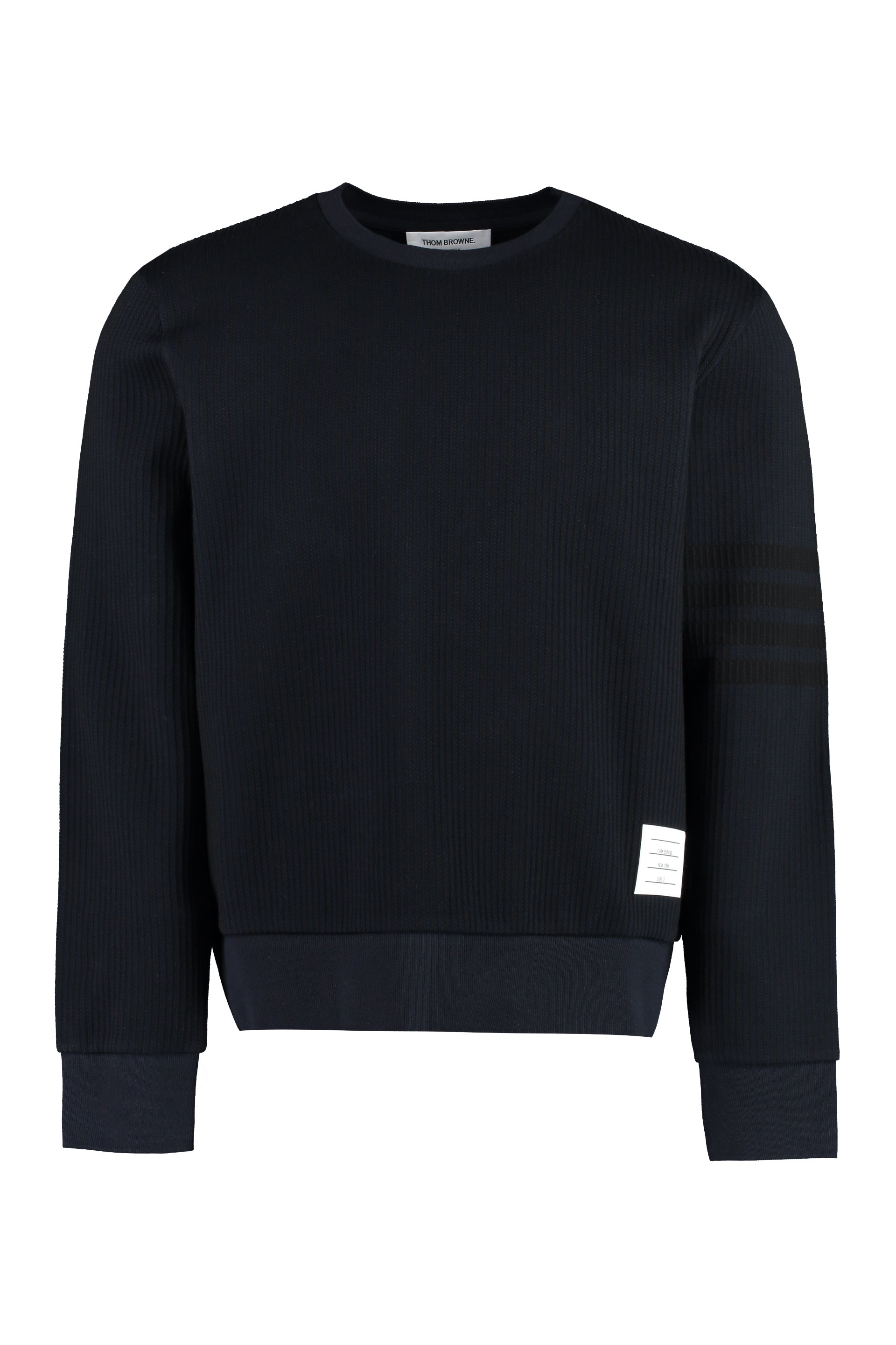 Cotton crew-neck sweatshirt