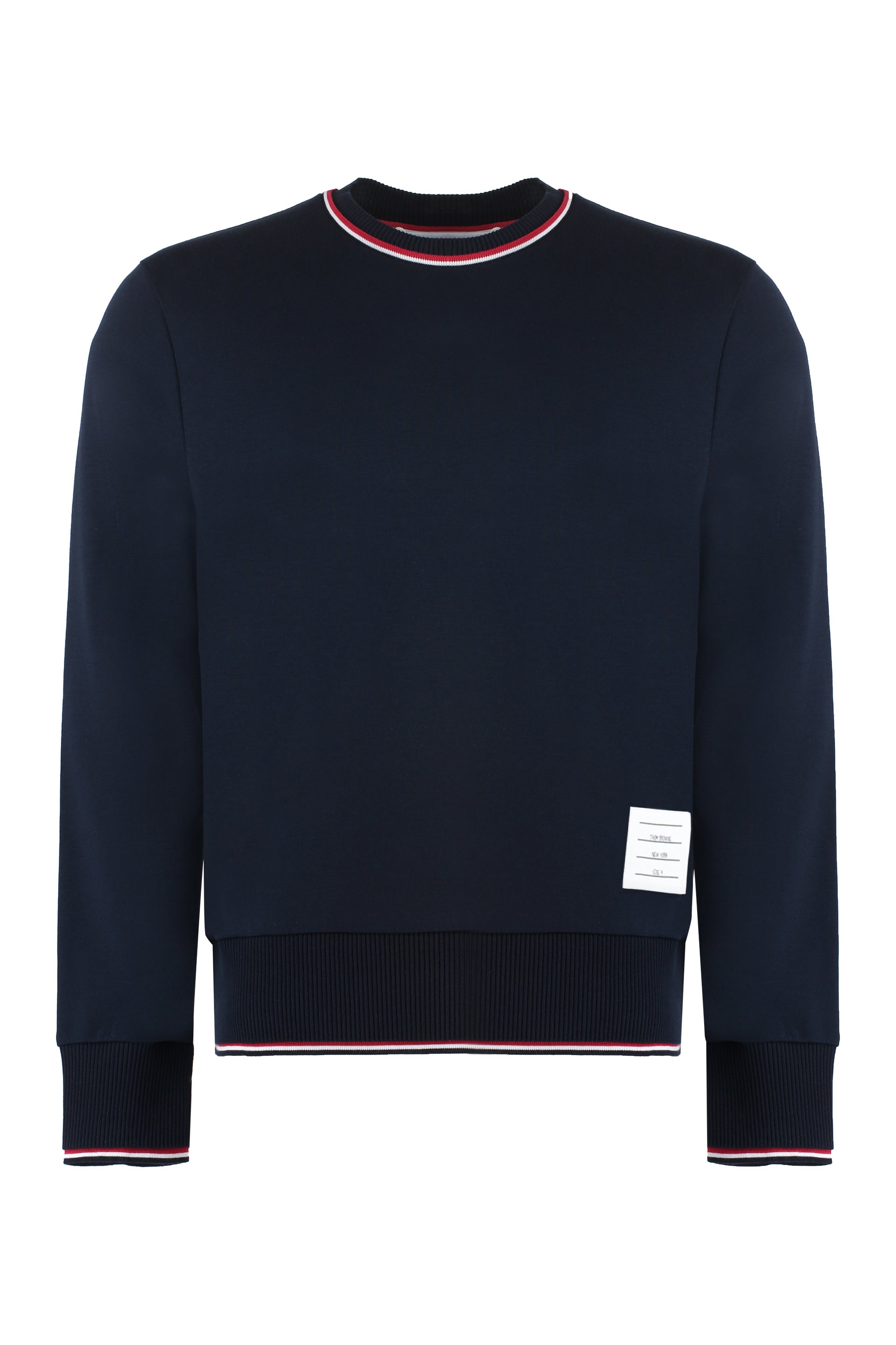 Cotton crew-neck sweatshirt