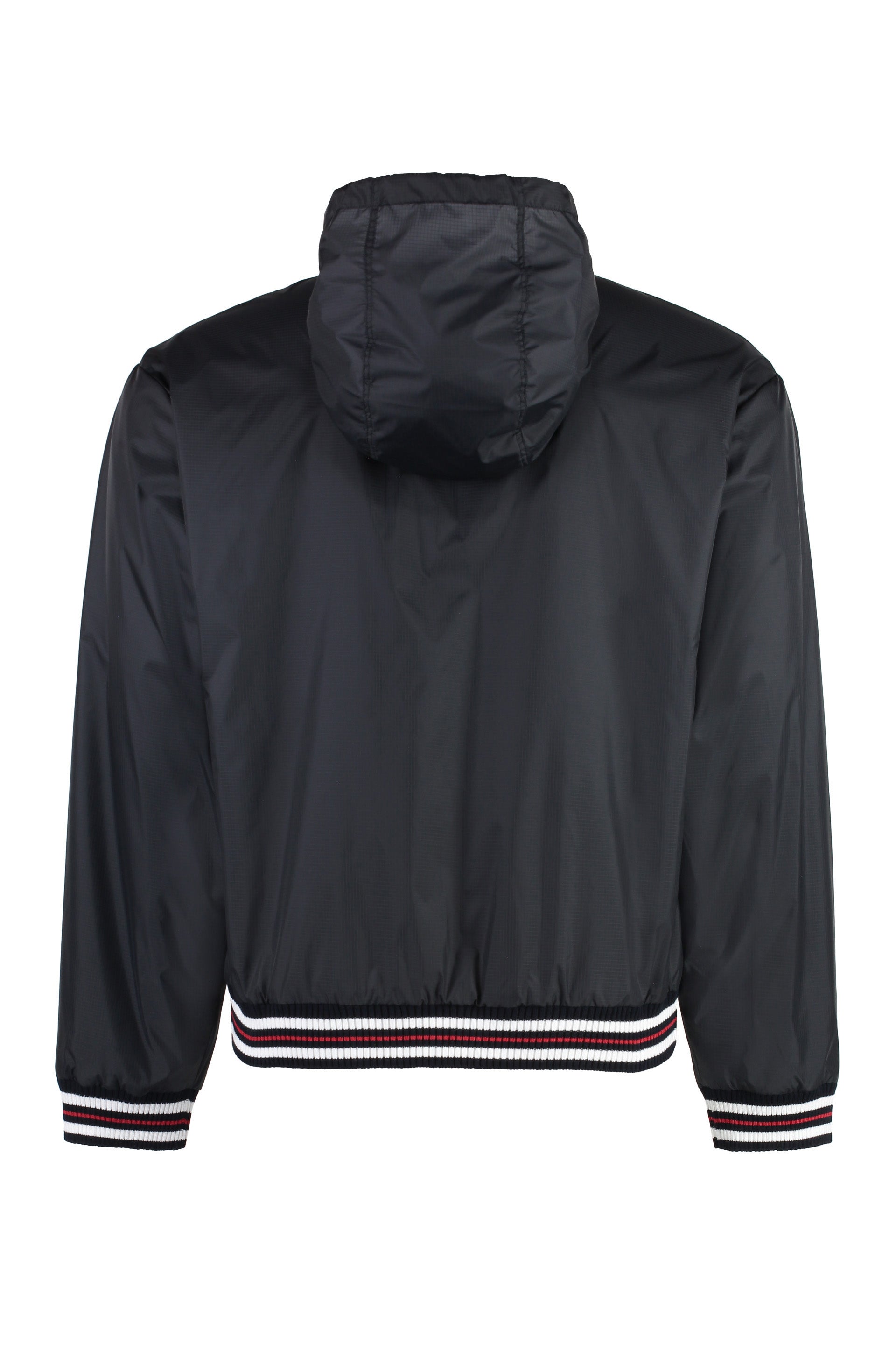 Nylon bomber jacket