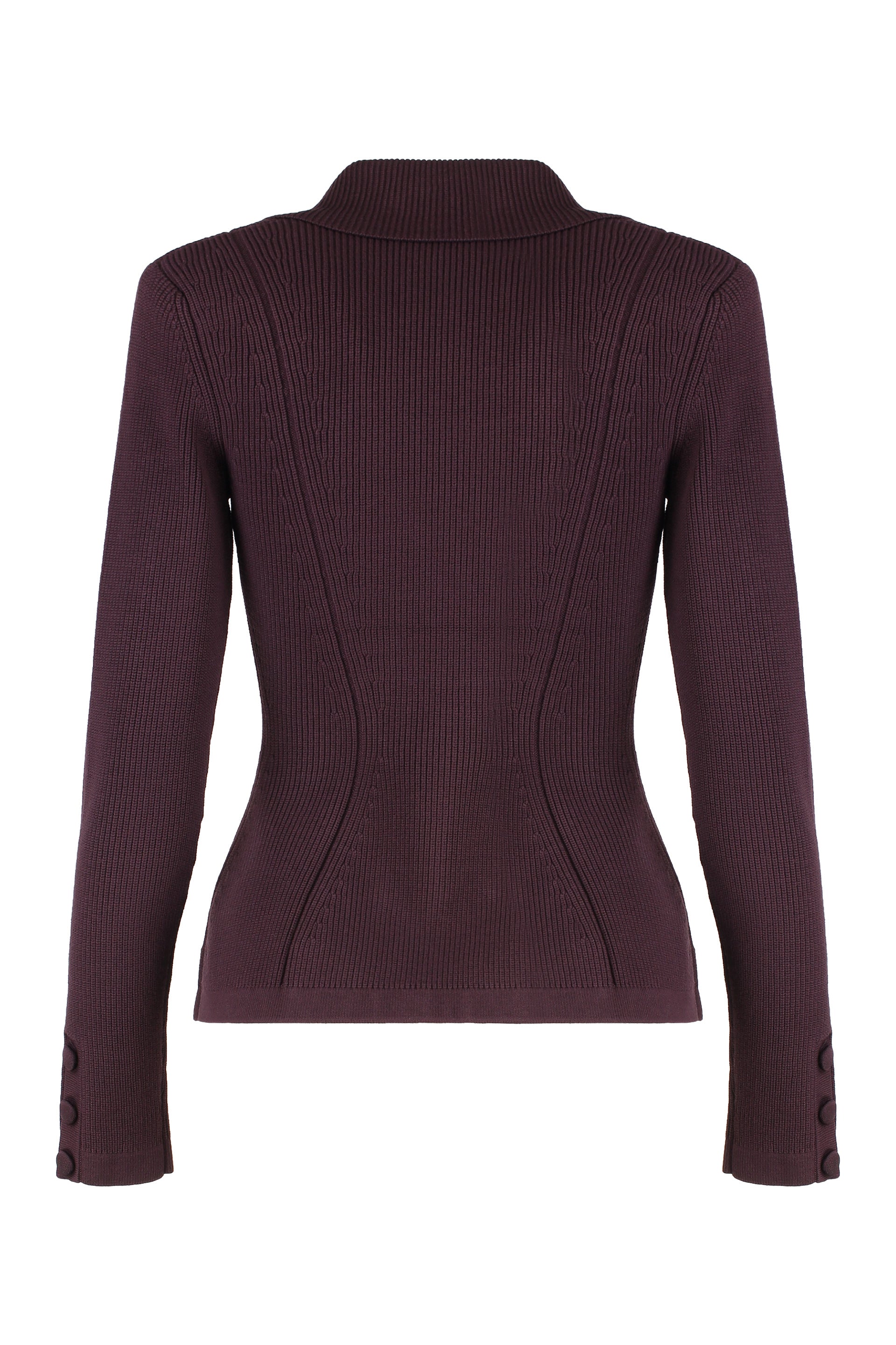 Sweater in viscose with shiny details
