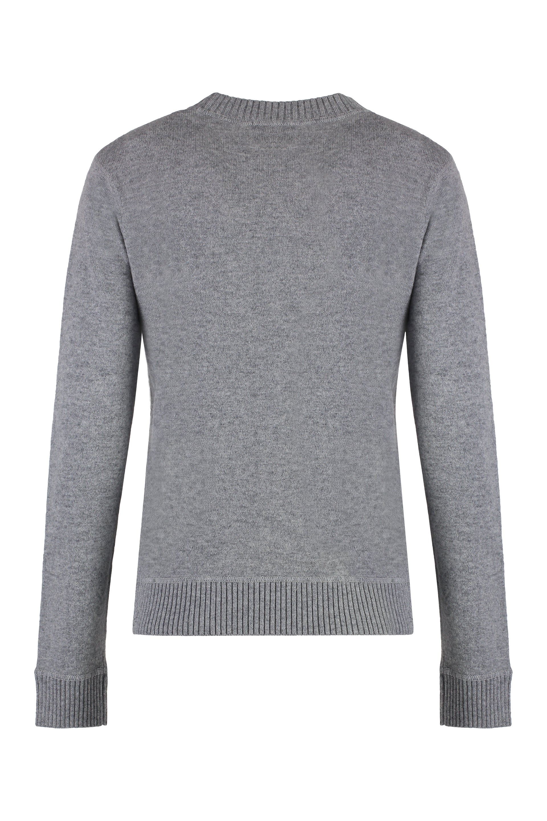 Virgin wool and cashmere pullover