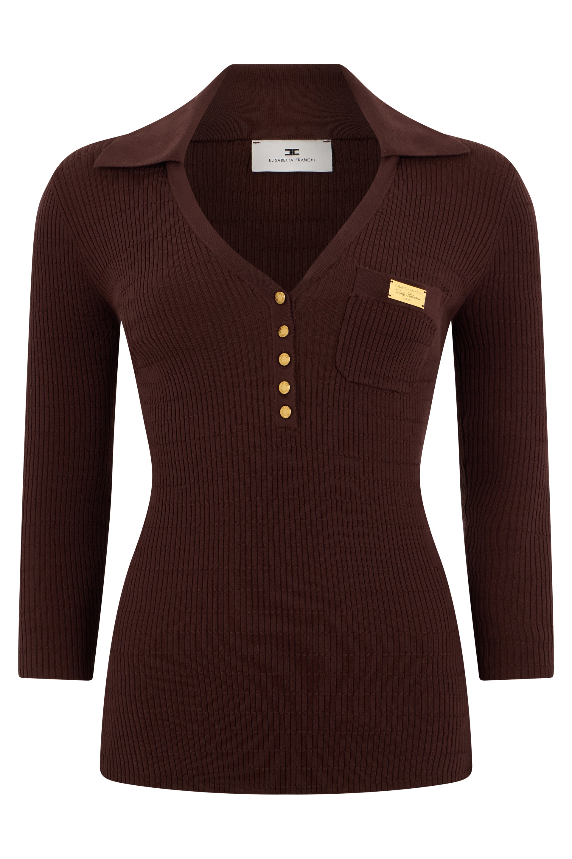 Lycra shirt with polo collar
