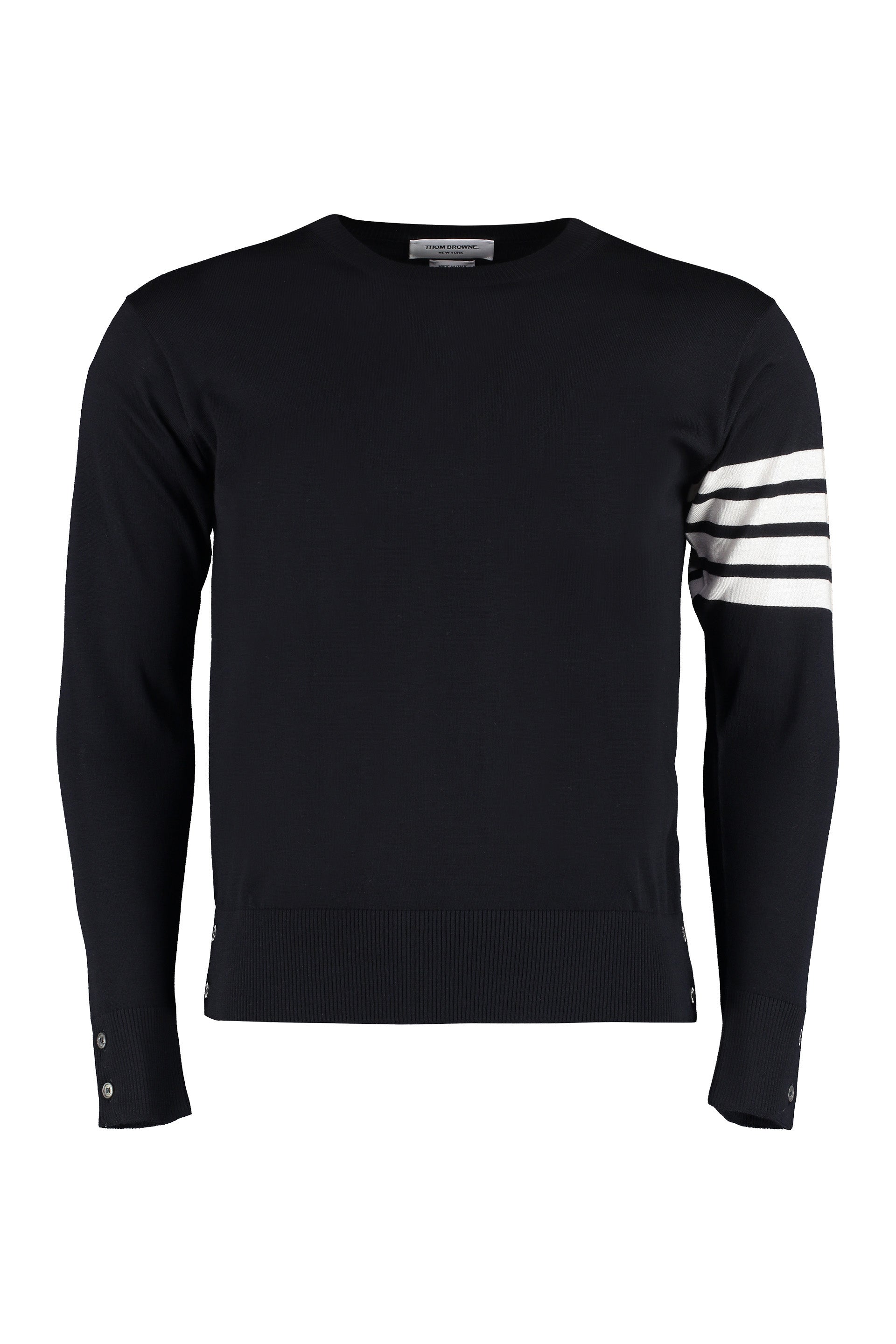 Merino wool crew-neck sweater