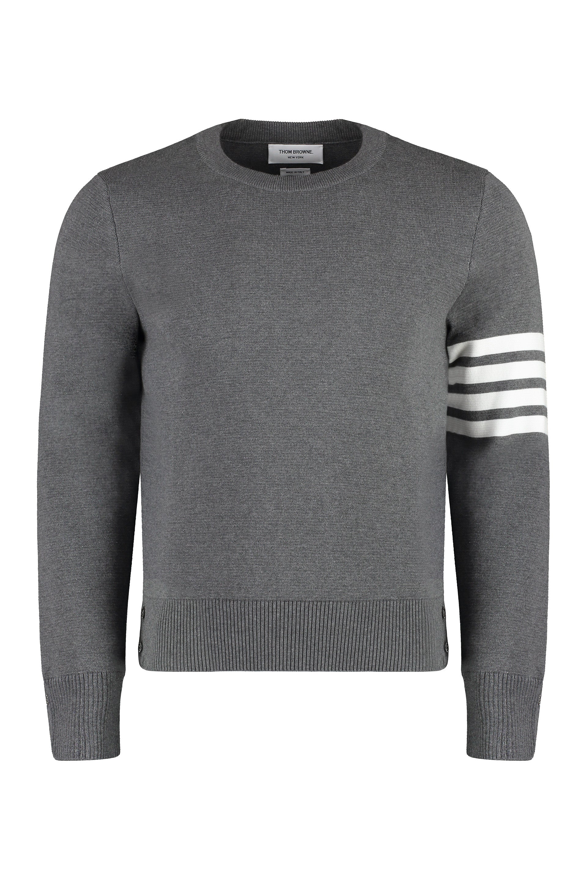 Cotton crew-neck sweater