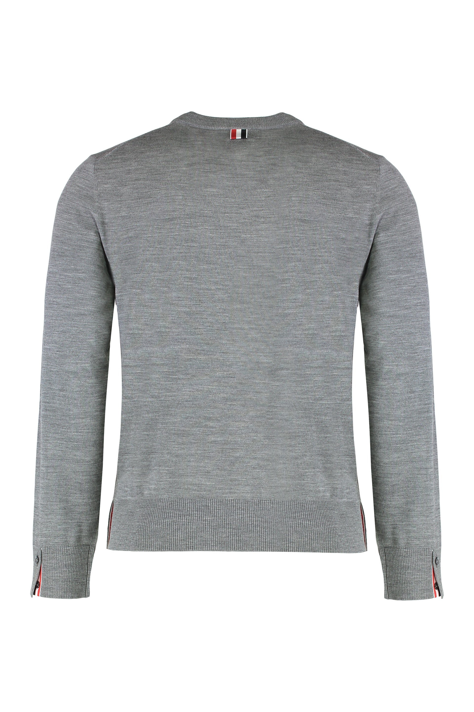 Sweater crew neck in virgin wool