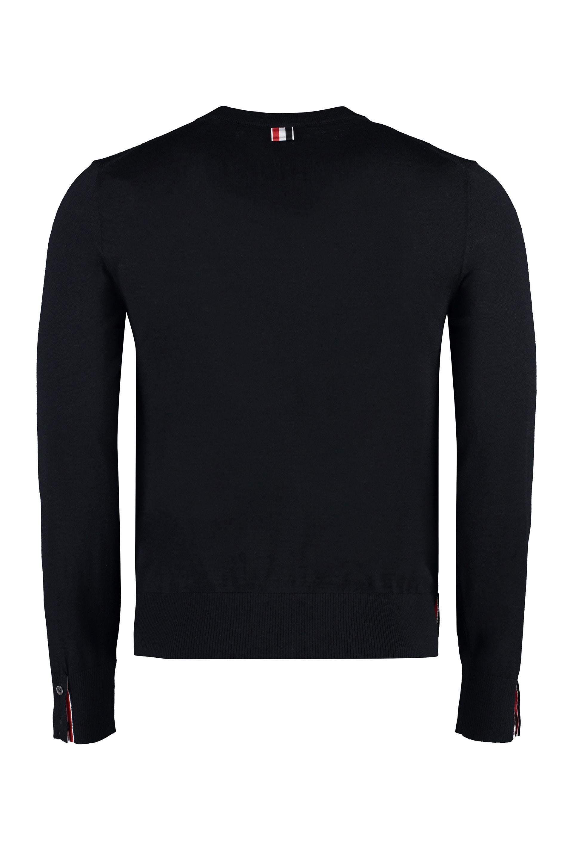 Virgin wool crew-neck sweater